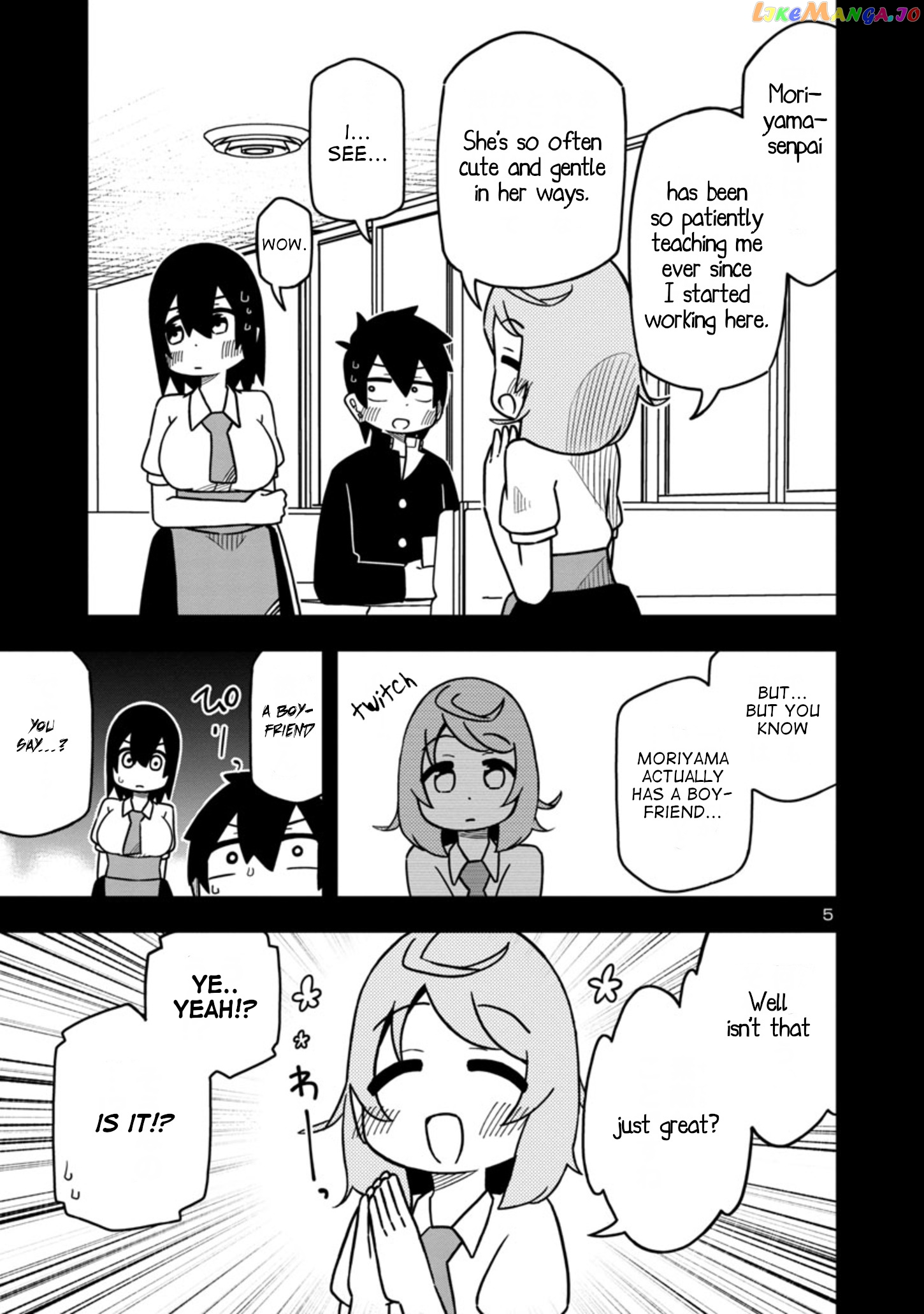 Kawaii Kouhai ni Iwasaretai chapter 60.6 - page 5