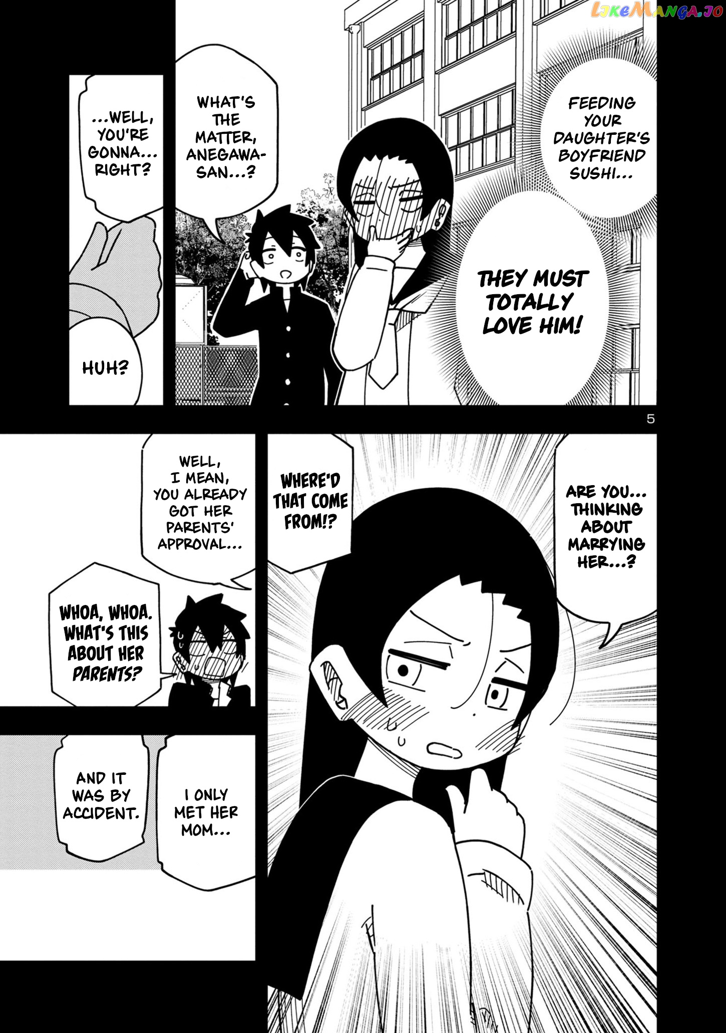 Kawaii Kouhai ni Iwasaretai chapter 96 - page 5