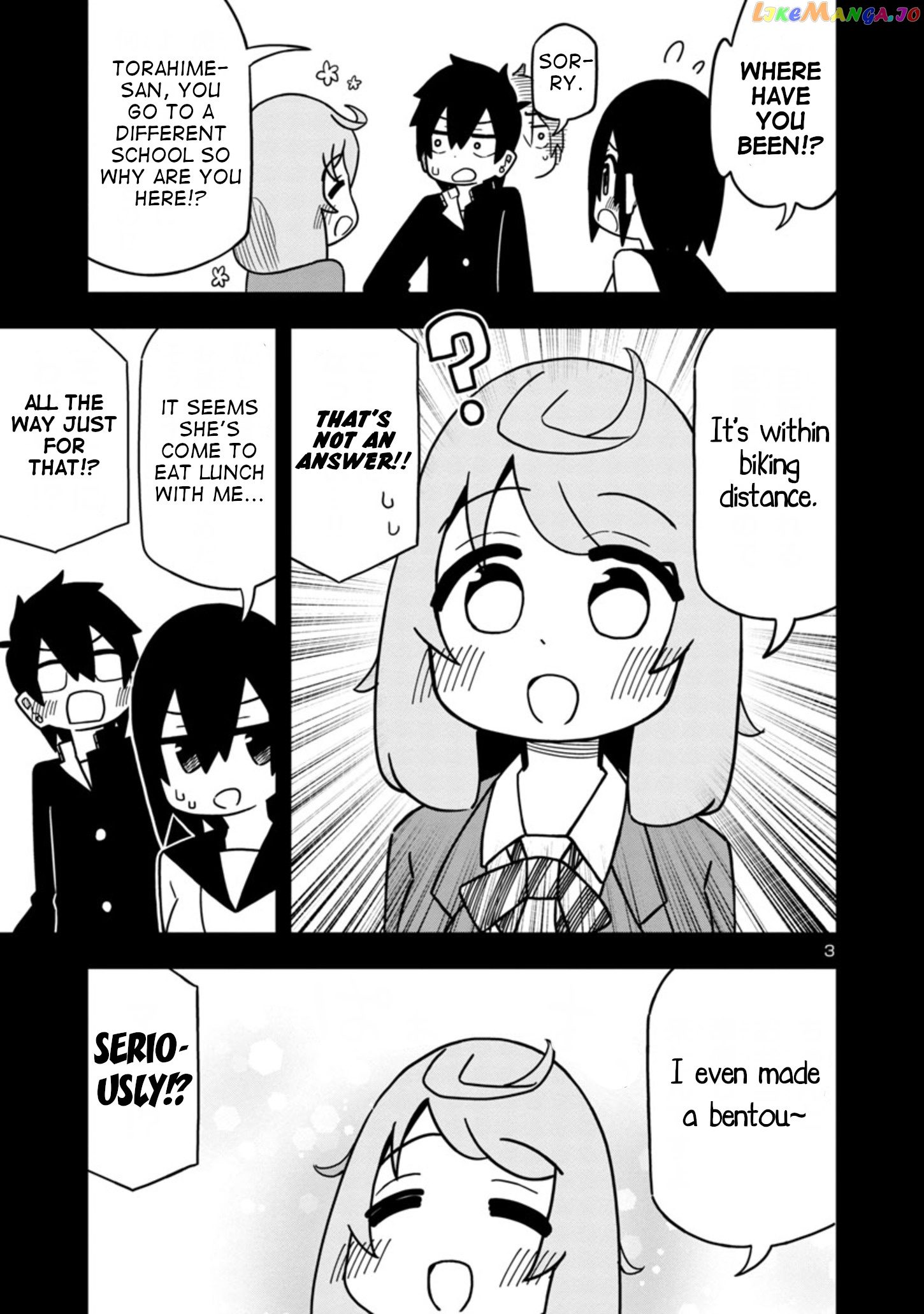 Kawaii Kouhai ni Iwasaretai chapter 60.7 - page 3