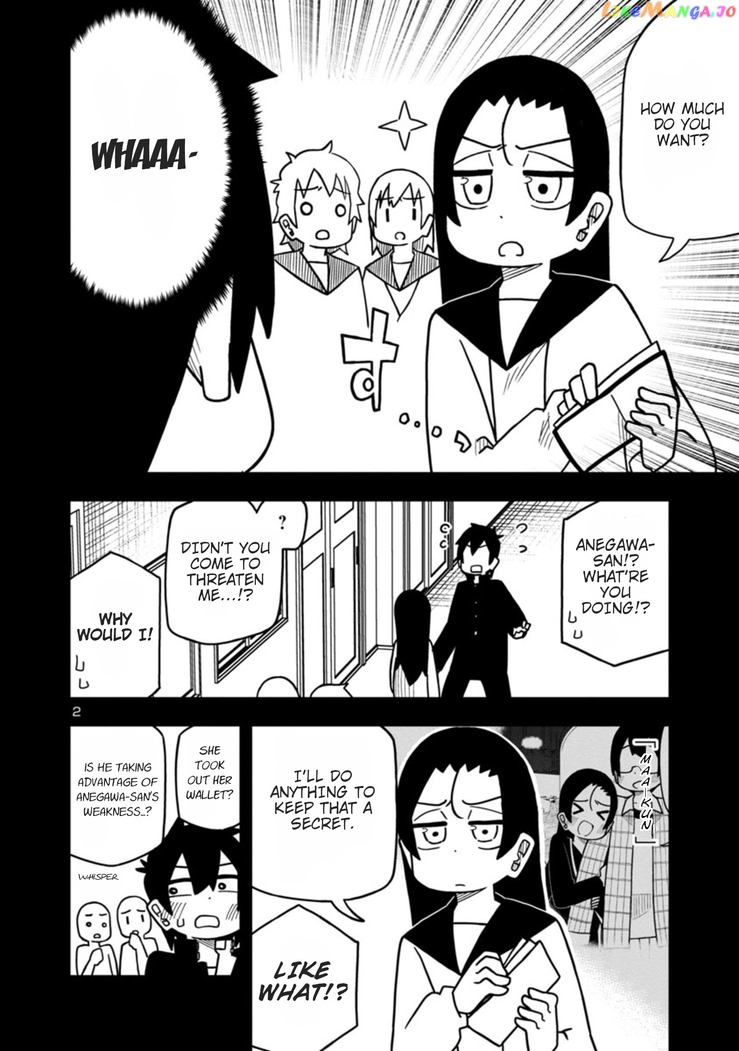 Kawaii Kouhai ni Iwasaretai chapter 38 - page 2