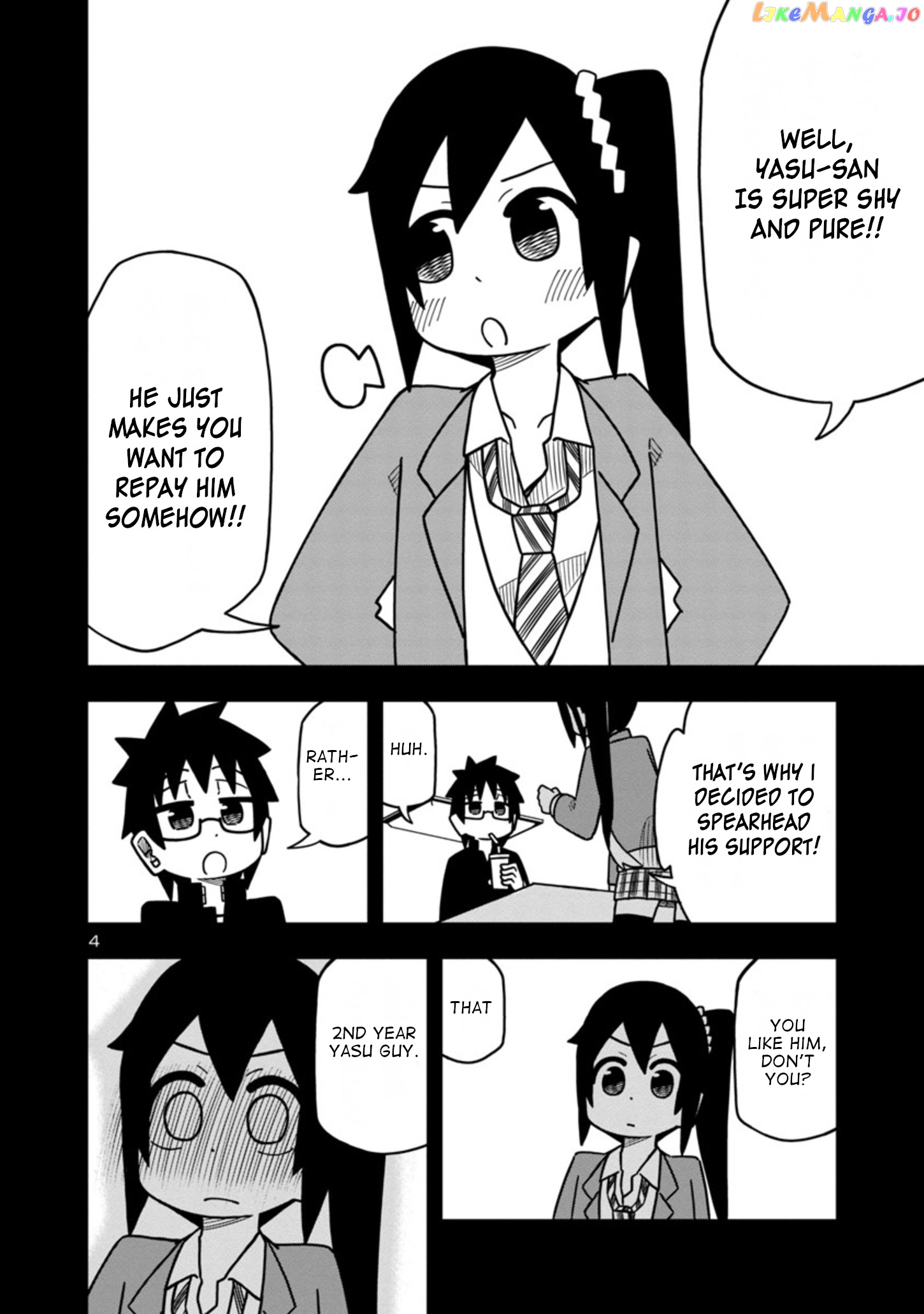 Kawaii Kouhai ni Iwasaretai chapter 54 - page 4