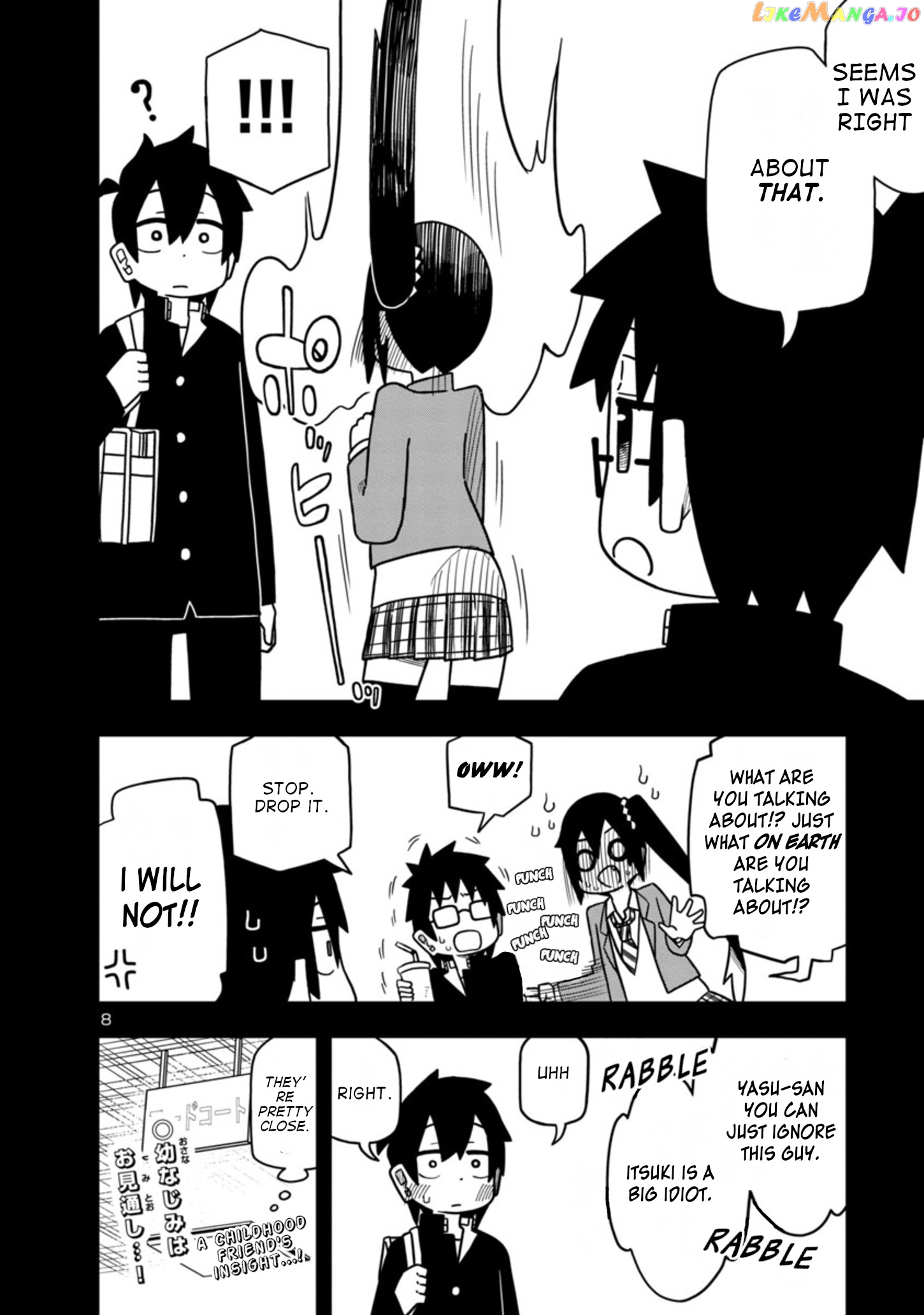 Kawaii Kouhai ni Iwasaretai chapter 54 - page 8