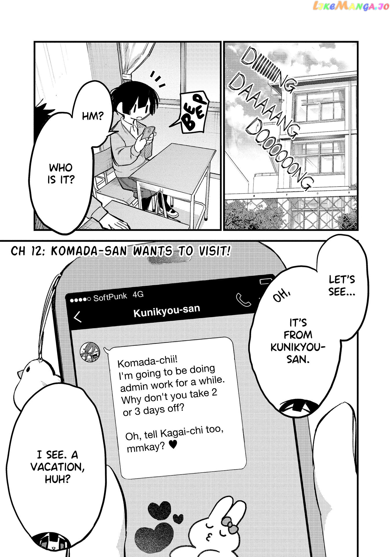I Want To Trouble Komada-San chapter 12 - page 1