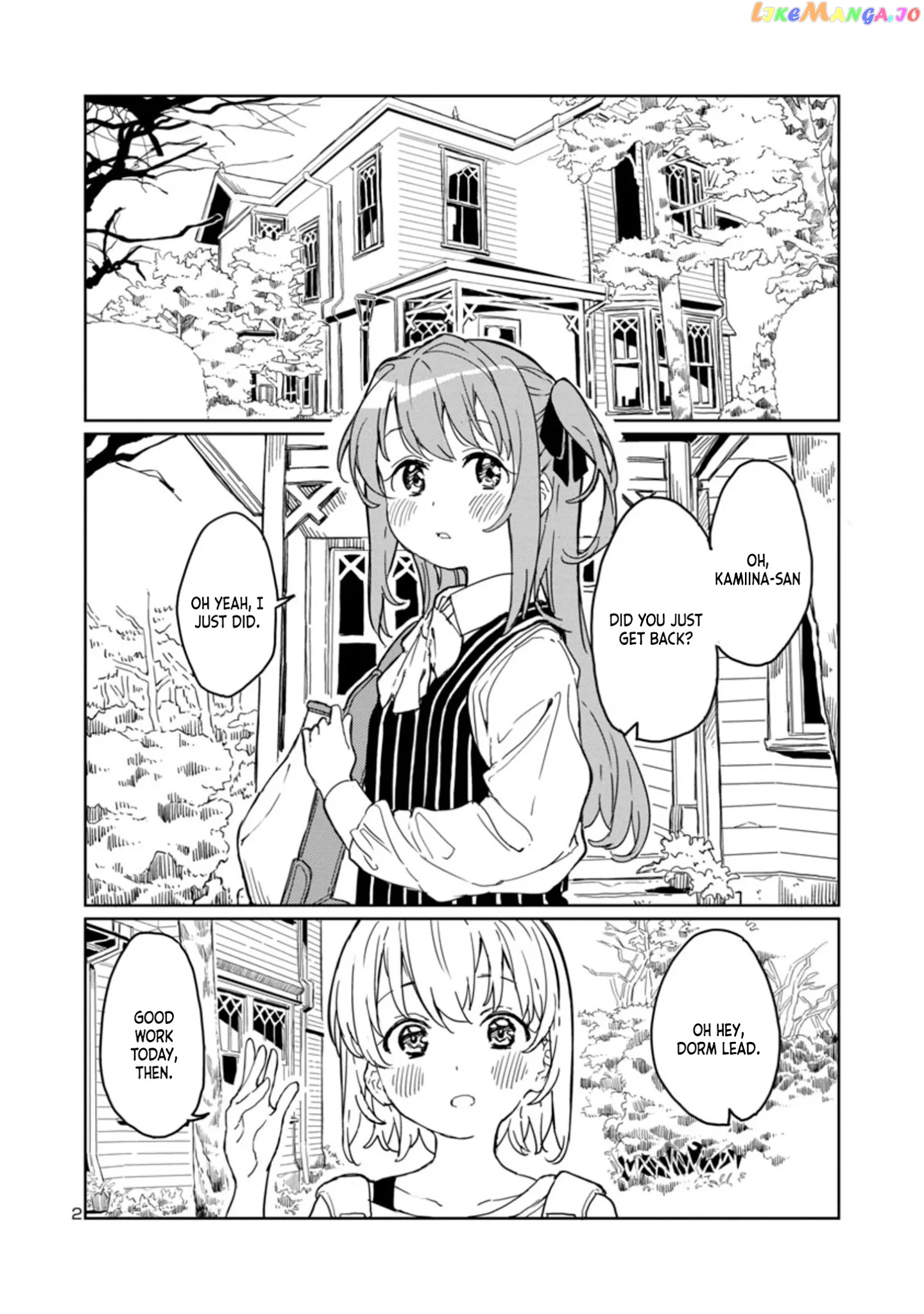Kamiina Botan, Yoeru Sugata Wa Yuri No Hana. chapter 2 - page 2