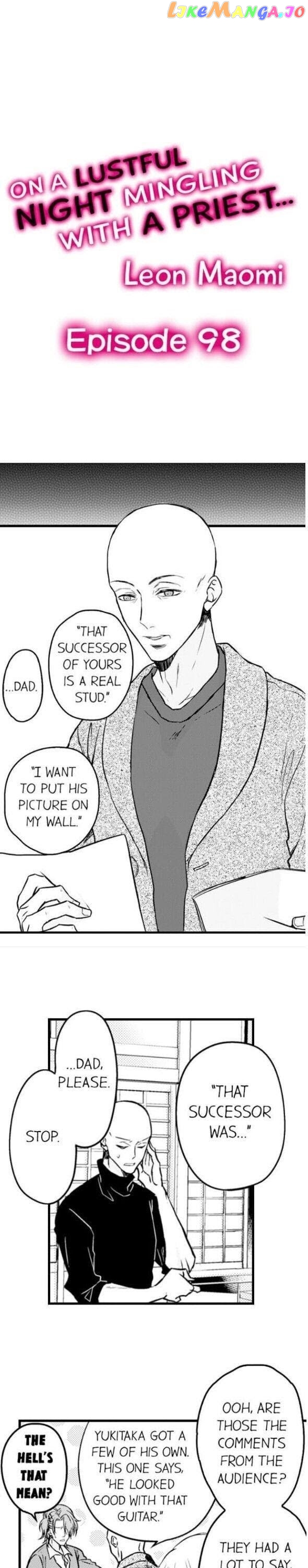 On A Lustful Night Mingling With A Priest chapter 98 - page 1