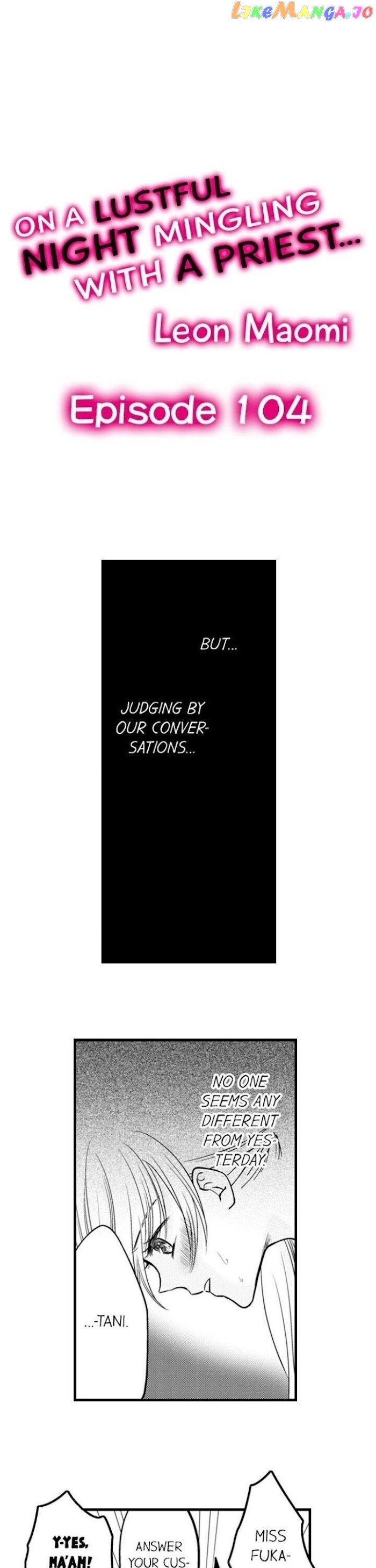 On A Lustful Night Mingling With A Priest chapter 104 - page 1