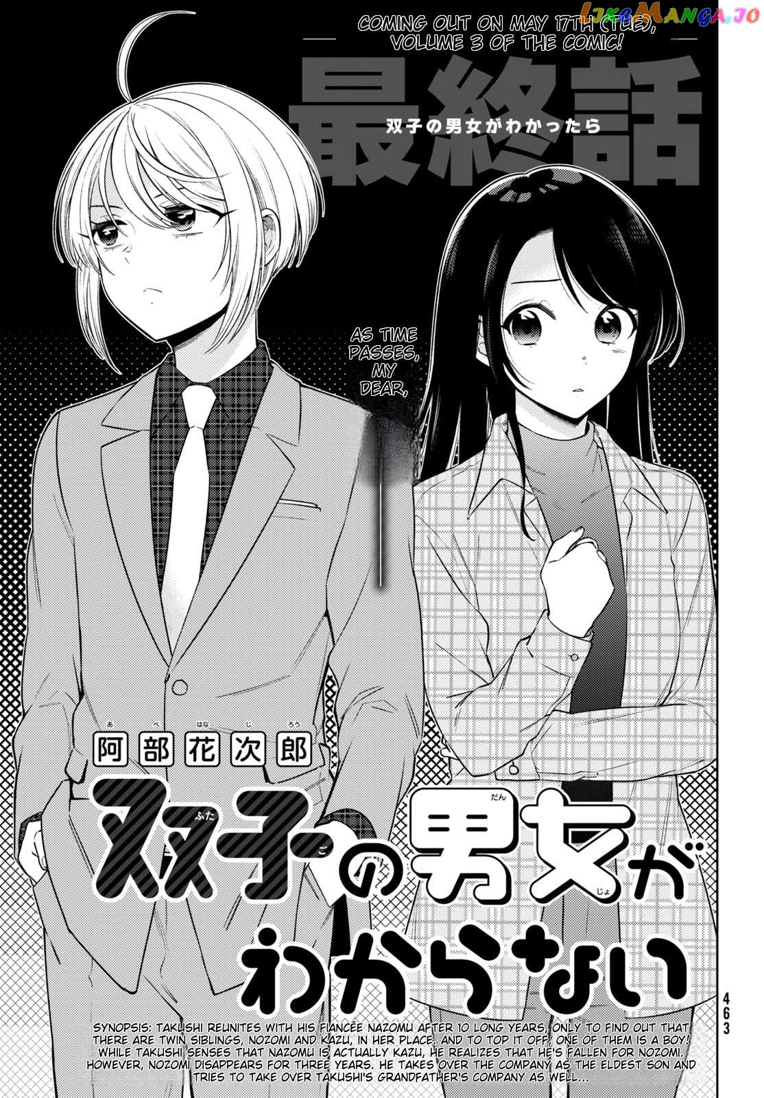 I Can’t Tell Which Twin Is Which Sex Chapter 15 - page 1