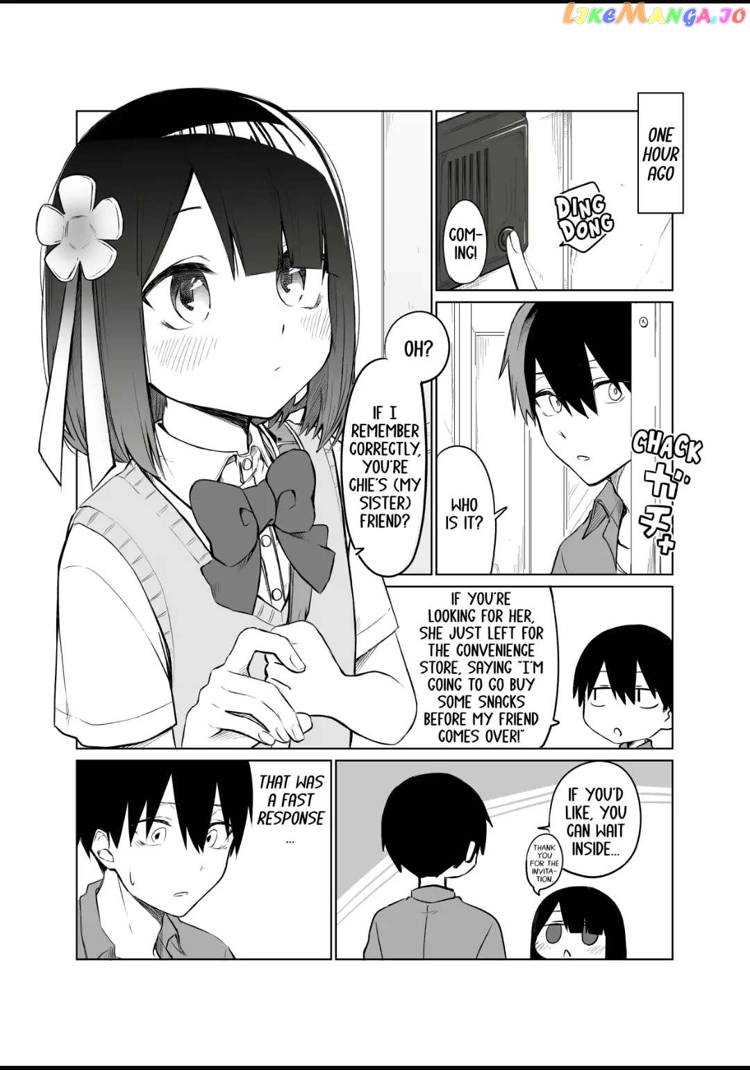 I Don't Understand What My Little Sister's Friend Is Thinking! Chapter 1 - page 4