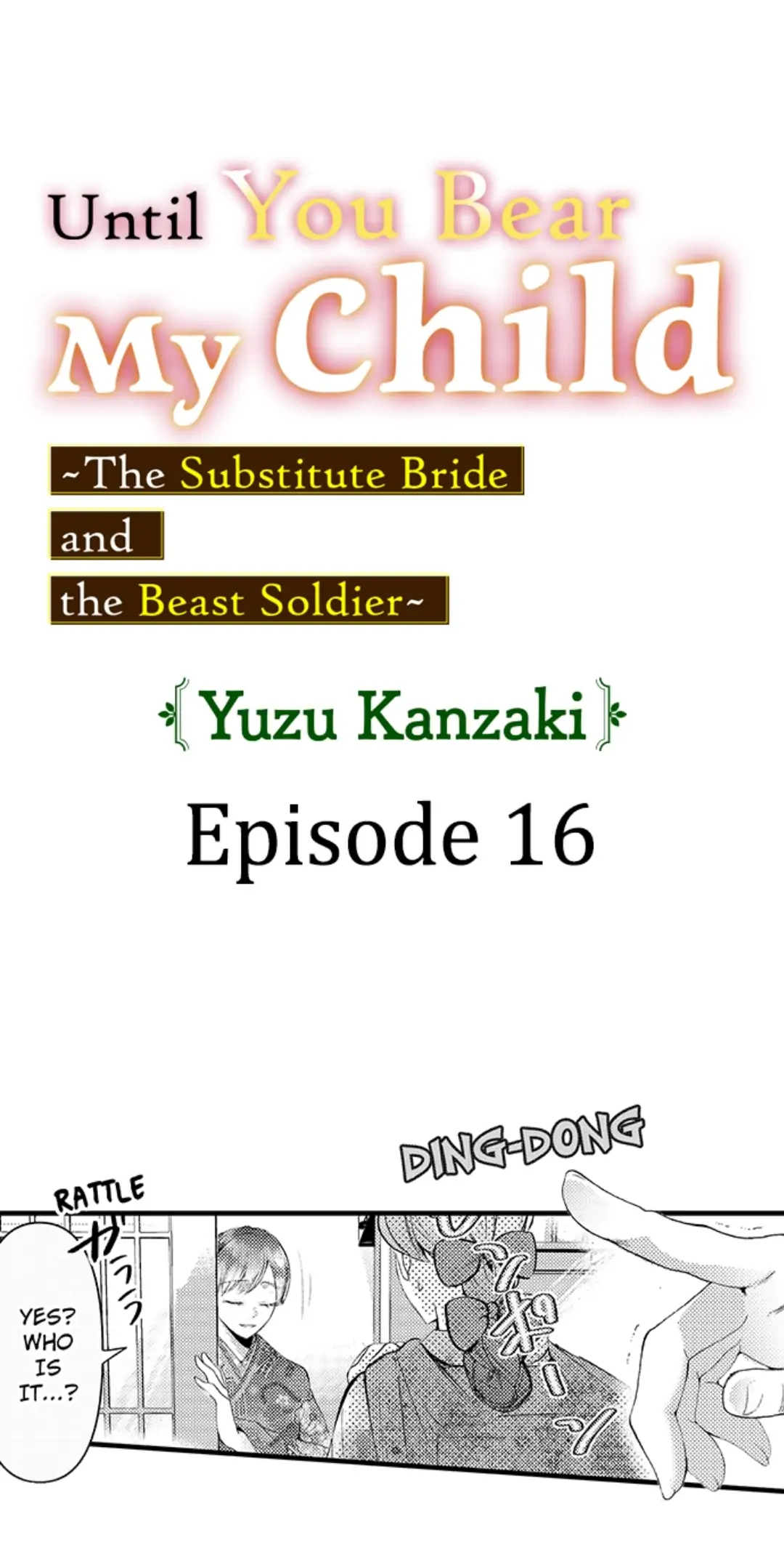 Until You Bear My Child ~ The Substitute Bride and the Beast Soldier ~ chapter 16 - page 1