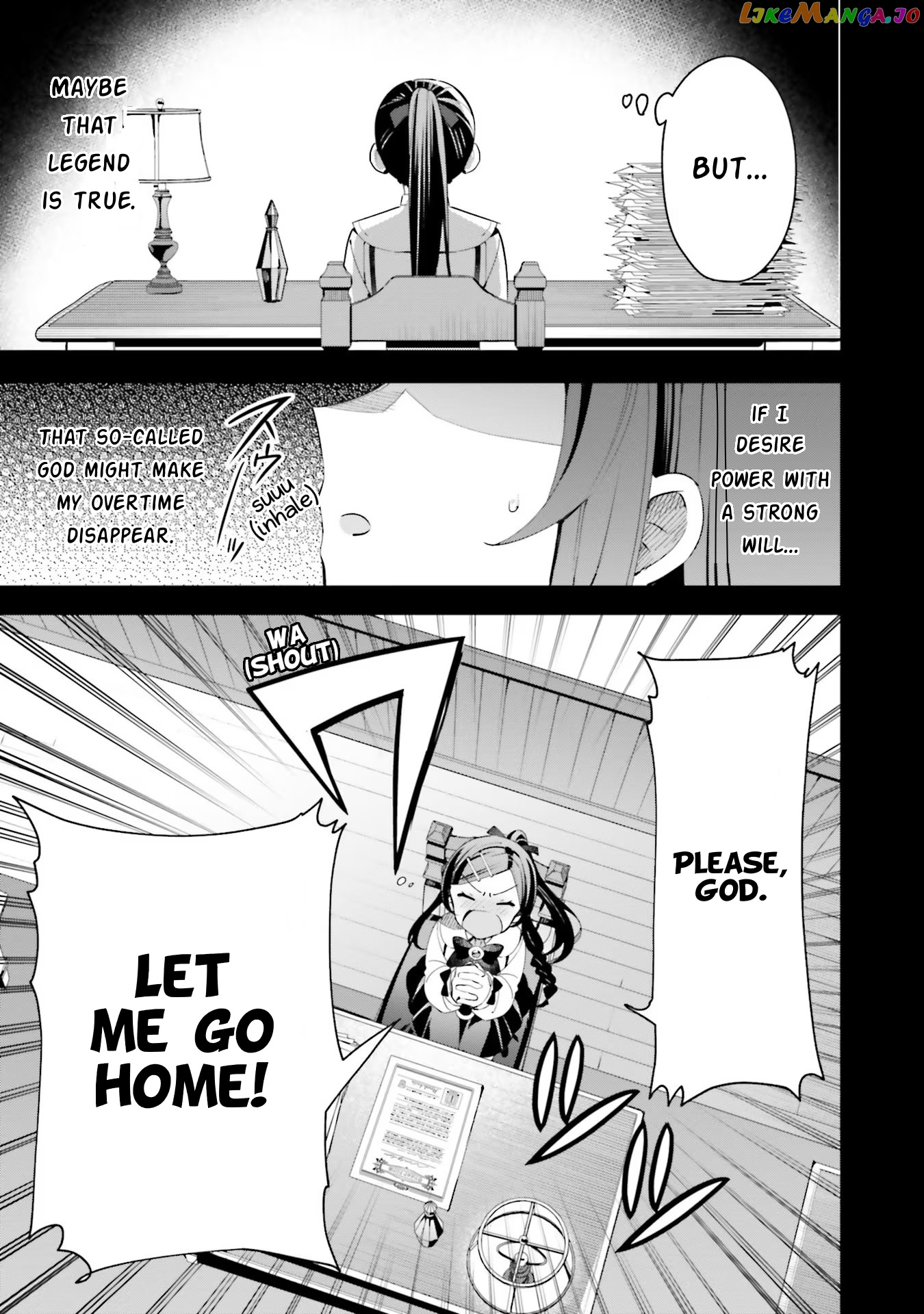 I’m the guild receptionist, but since I don’t want to work overtime, I think I’ll just solo the boss chapter 11 - page 5