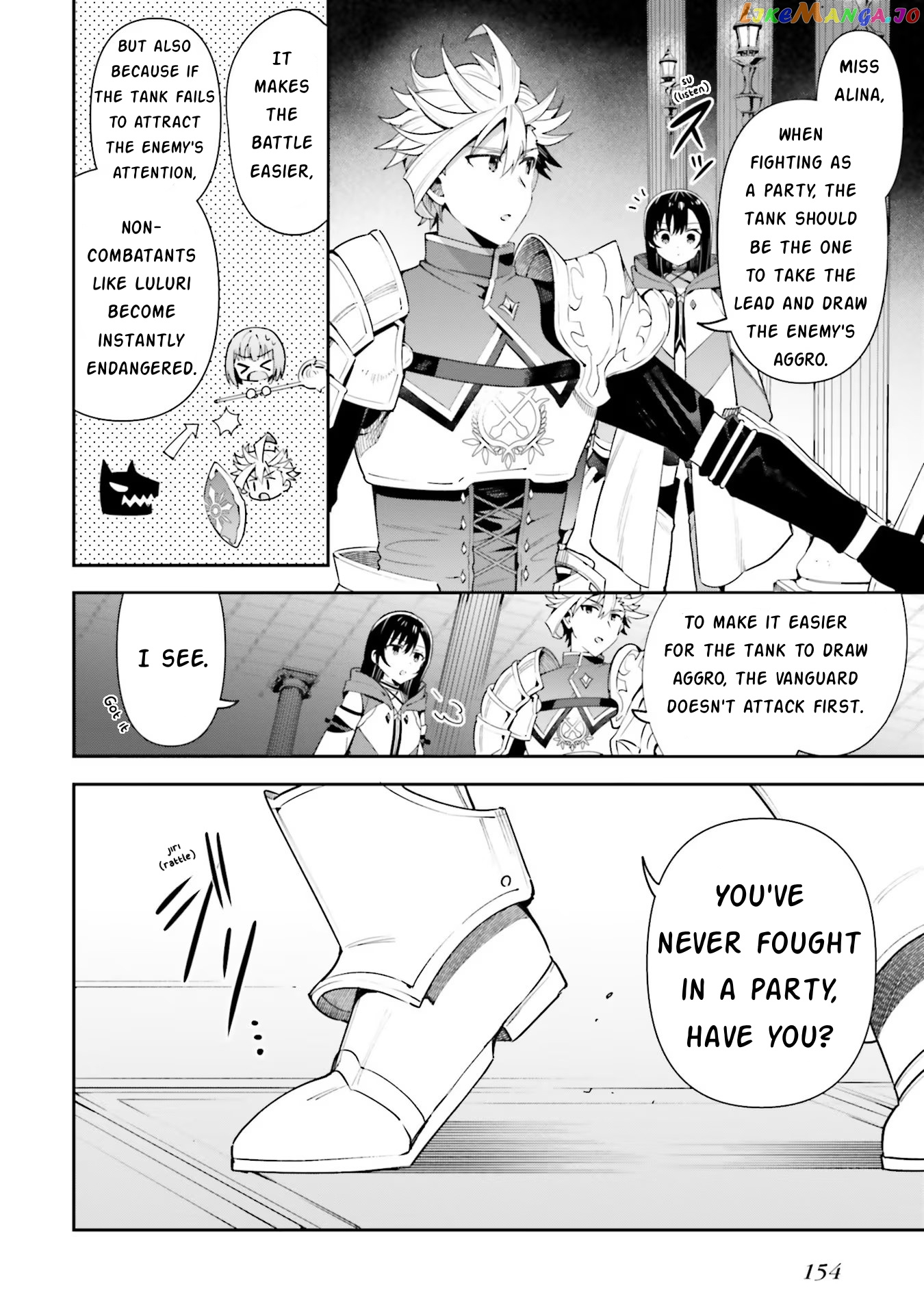 I’m the guild receptionist, but since I don’t want to work overtime, I think I’ll just solo the boss chapter 12 - page 10
