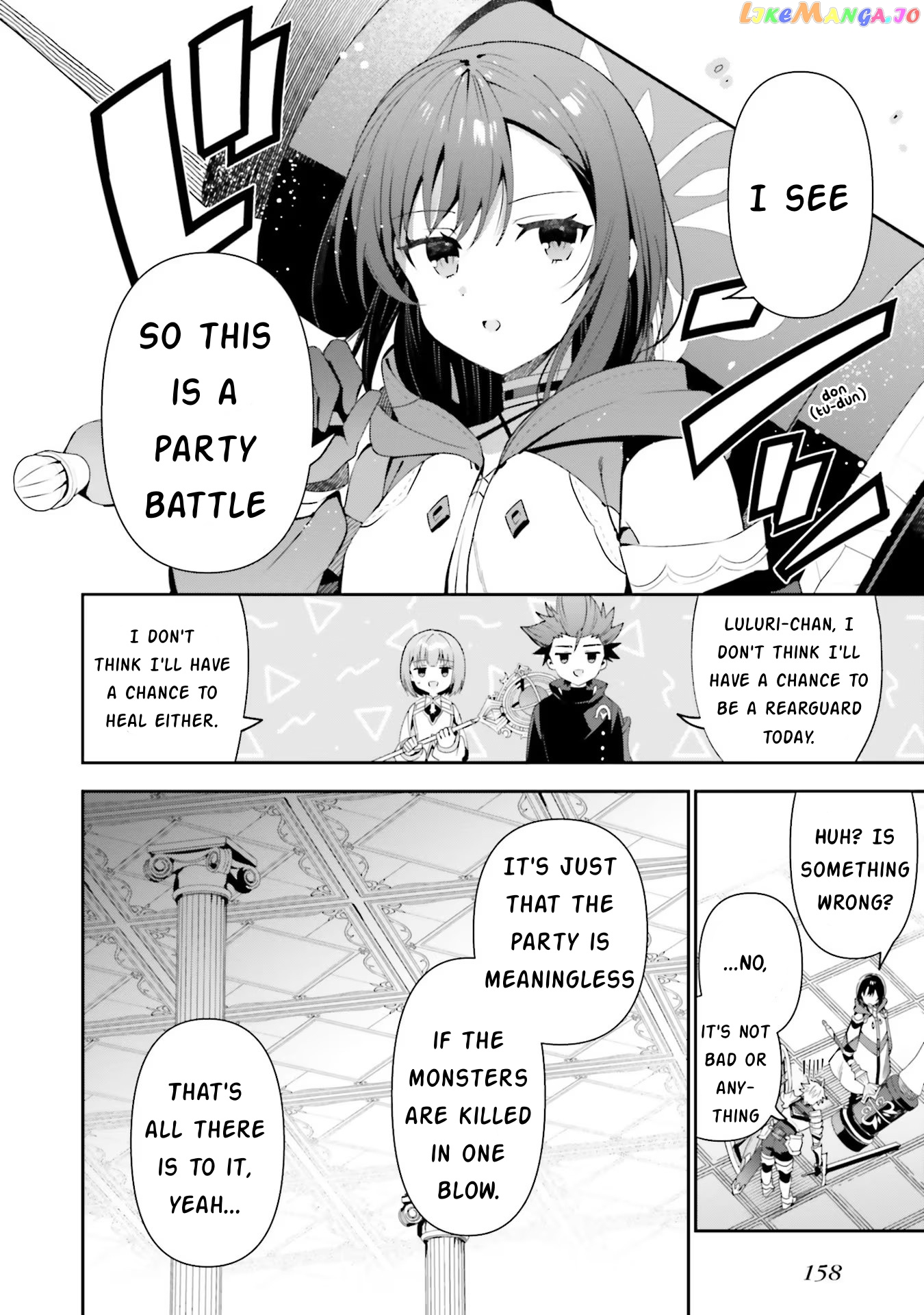 I’m the guild receptionist, but since I don’t want to work overtime, I think I’ll just solo the boss chapter 12 - page 14