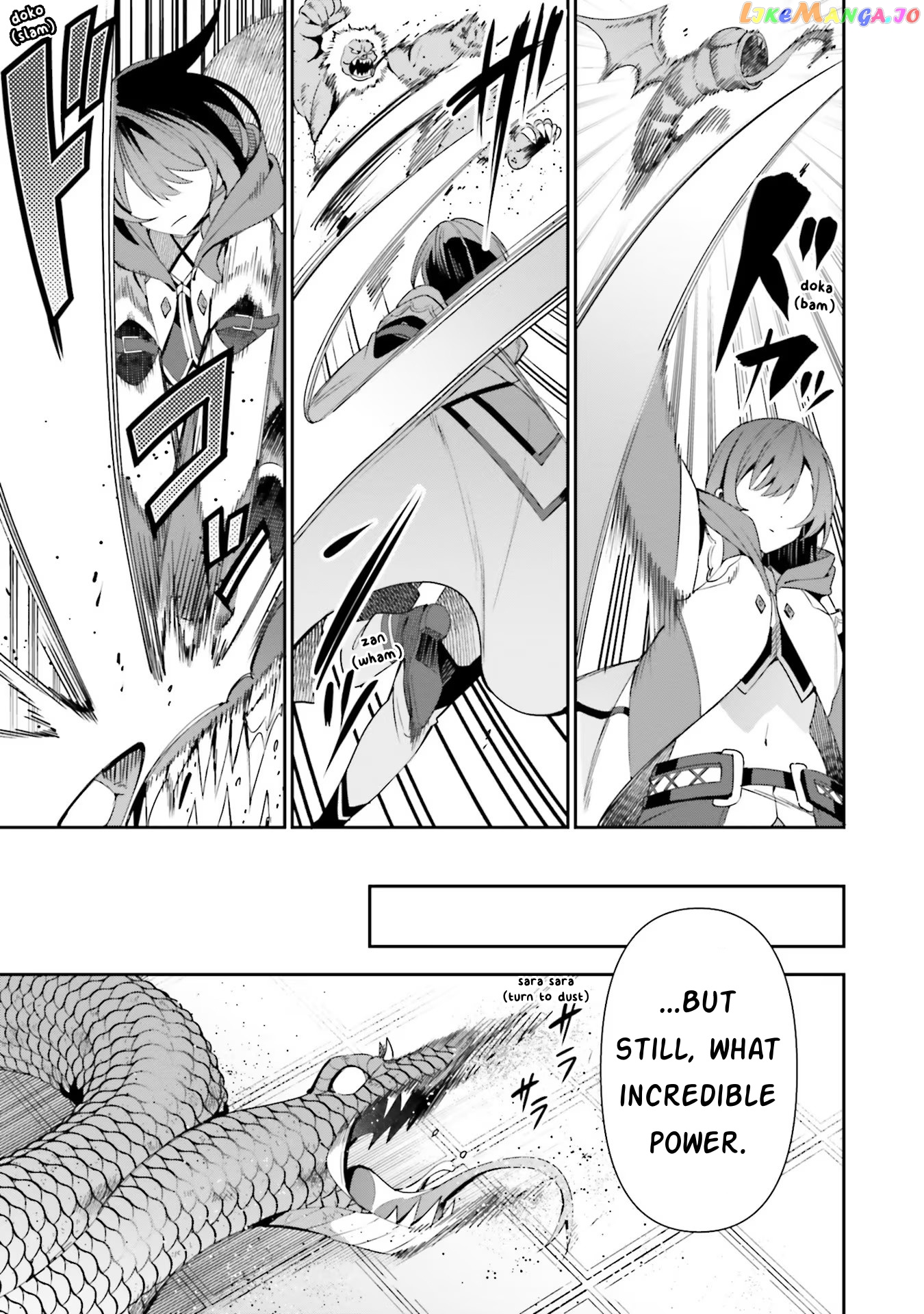 I’m the guild receptionist, but since I don’t want to work overtime, I think I’ll just solo the boss chapter 12 - page 15