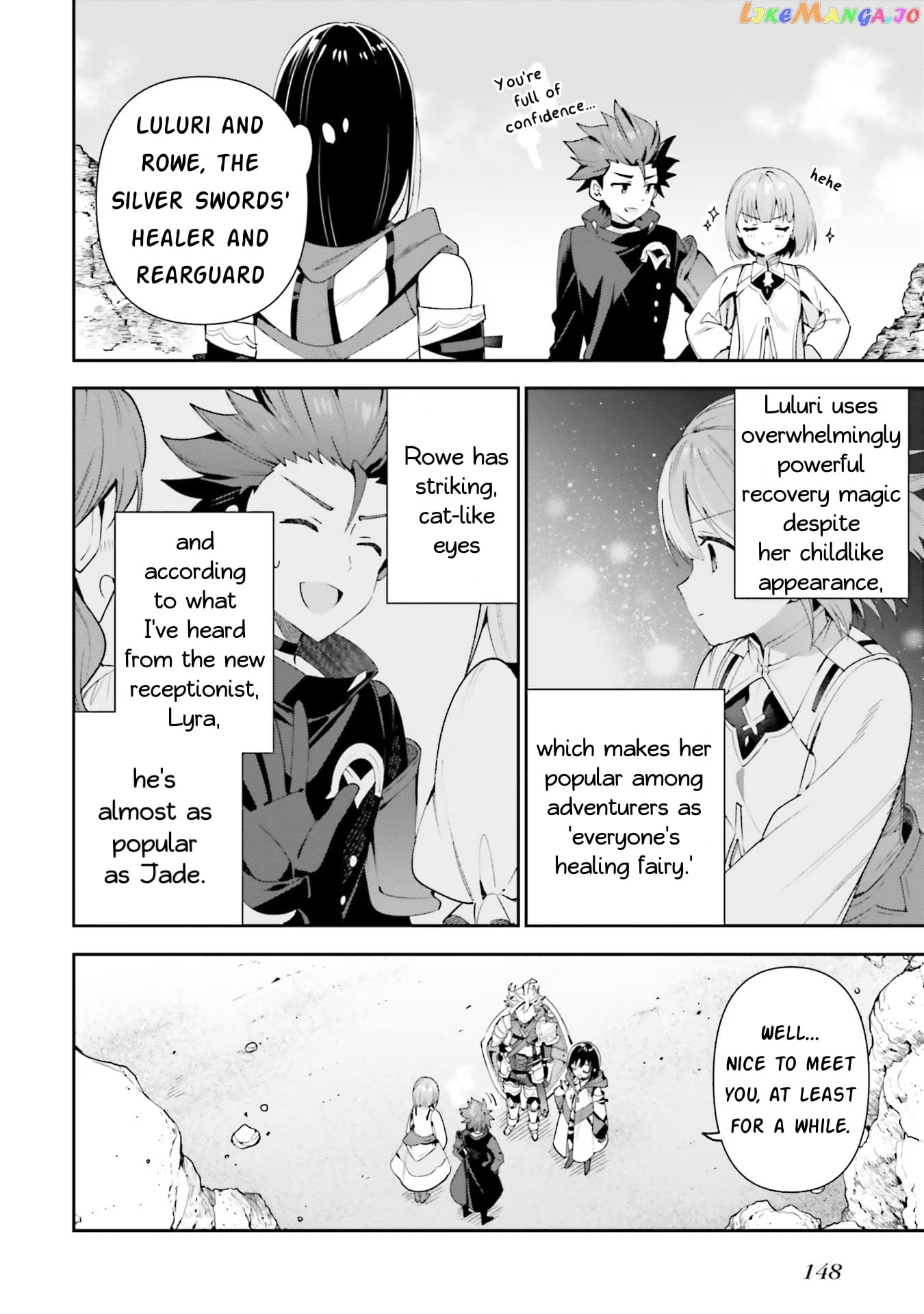 I’m the guild receptionist, but since I don’t want to work overtime, I think I’ll just solo the boss chapter 12 - page 4
