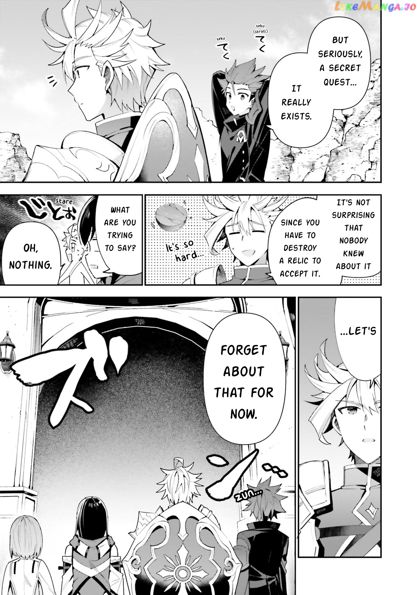 I’m the guild receptionist, but since I don’t want to work overtime, I think I’ll just solo the boss chapter 12 - page 5