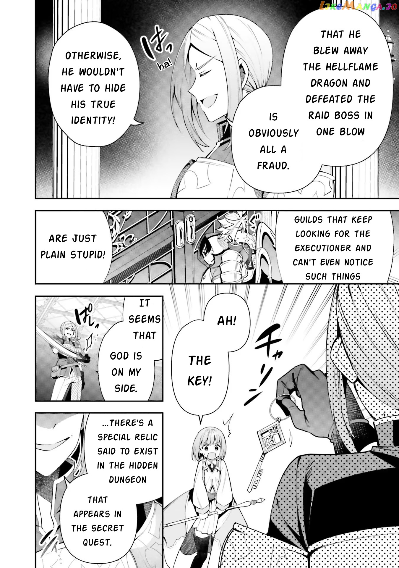 I’m the guild receptionist, but since I don’t want to work overtime, I think I’ll just solo the boss chapter 13 - page 4