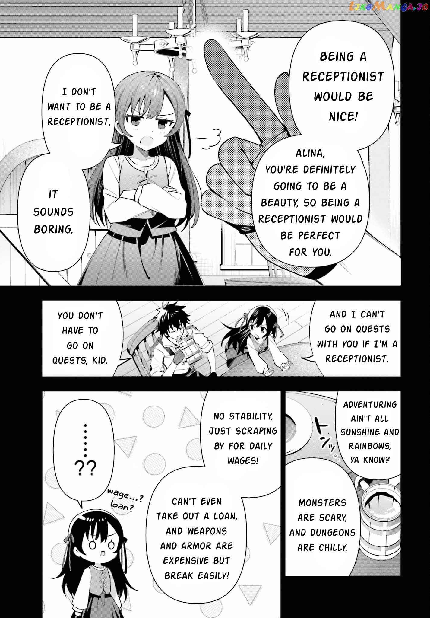 I’m the guild receptionist, but since I don’t want to work overtime, I think I’ll just solo the boss chapter 15 - page 7