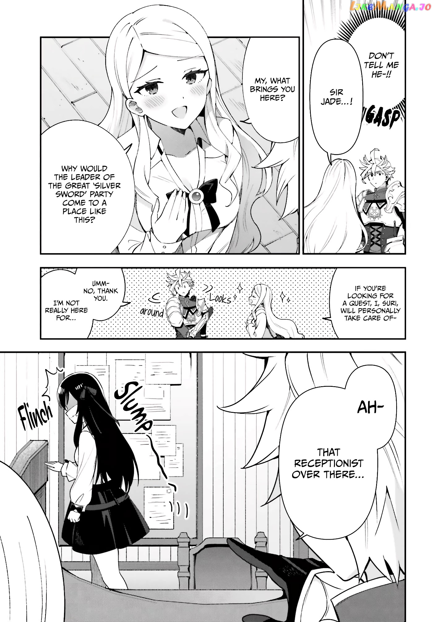 I’m the guild receptionist, but since I don’t want to work overtime, I think I’ll just solo the boss chapter 3 - page 4