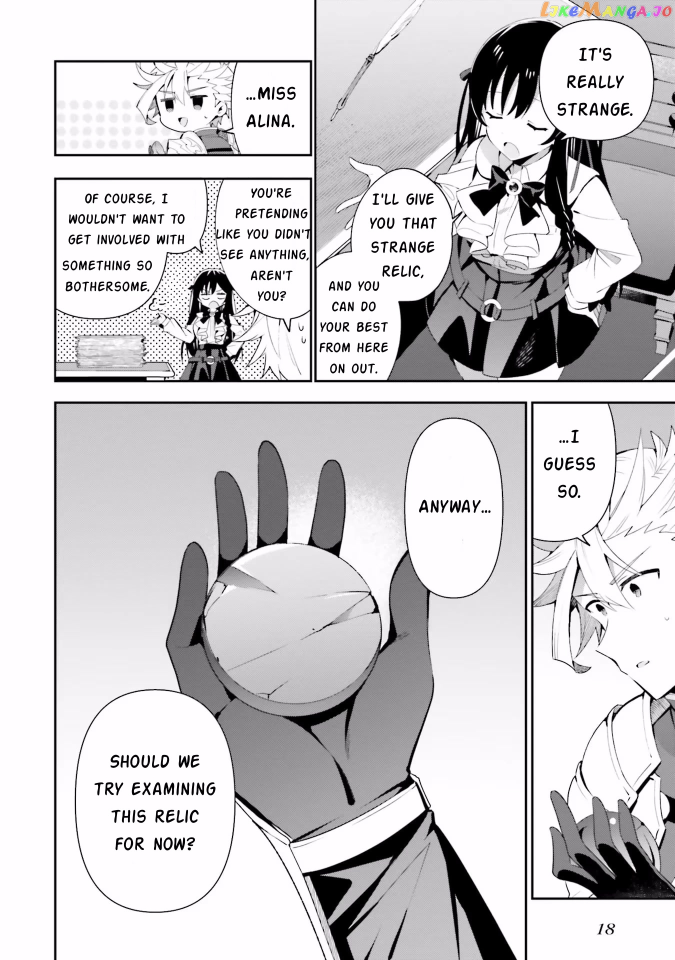 I’m the guild receptionist, but since I don’t want to work overtime, I think I’ll just solo the boss chapter 7 - page 20