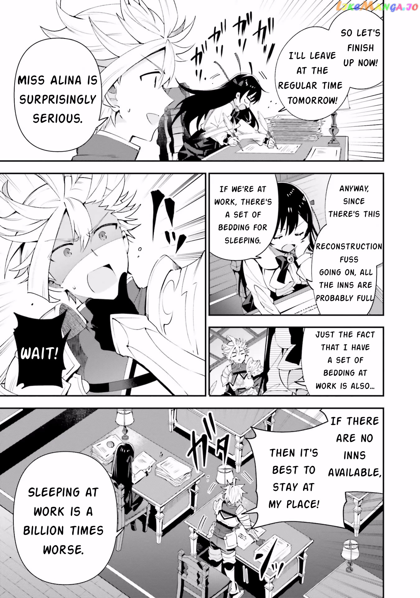I’m the guild receptionist, but since I don’t want to work overtime, I think I’ll just solo the boss chapter 7 - page 9