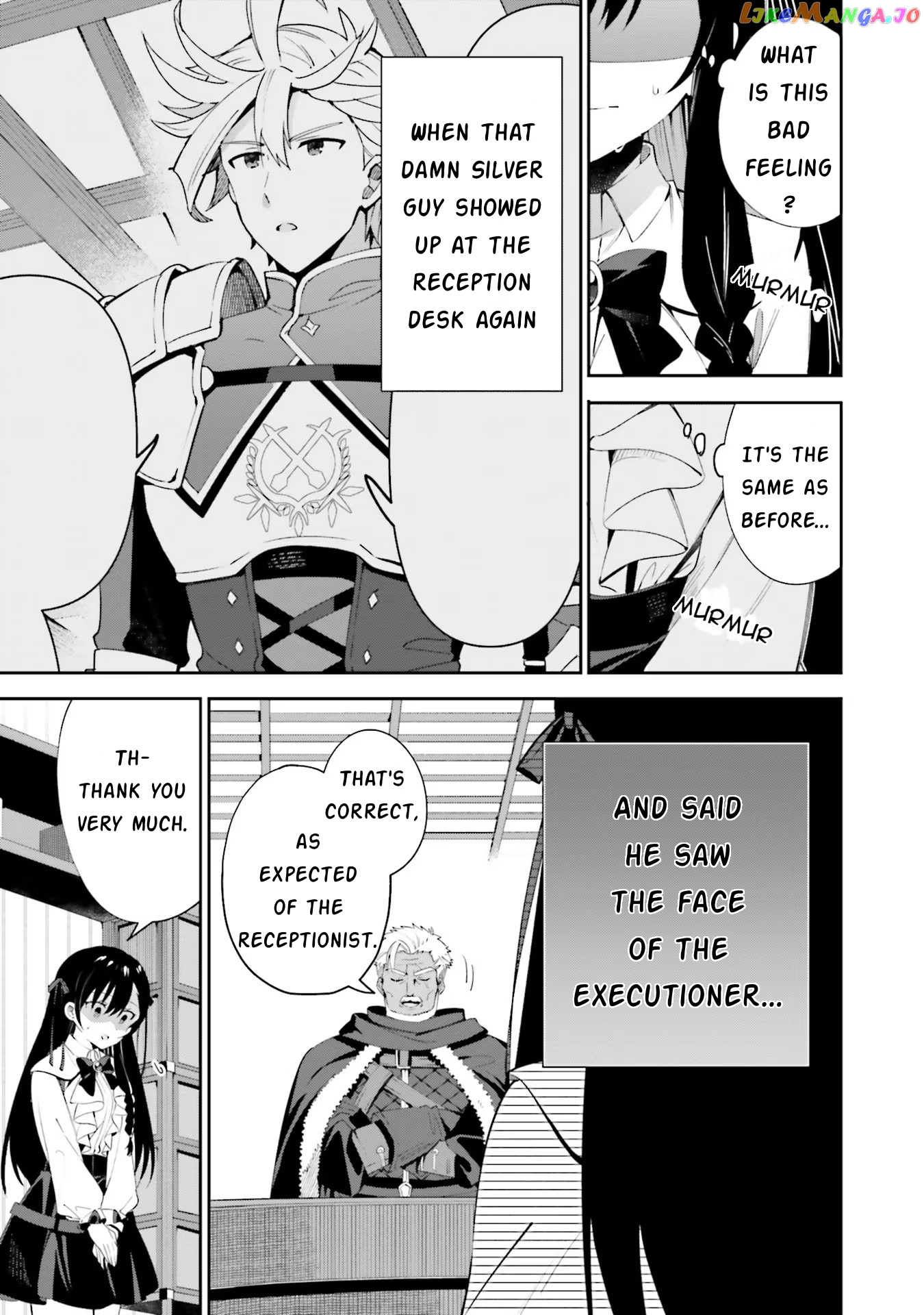 I’m the guild receptionist, but since I don’t want to work overtime, I think I’ll just solo the boss chapter 8 - page 7