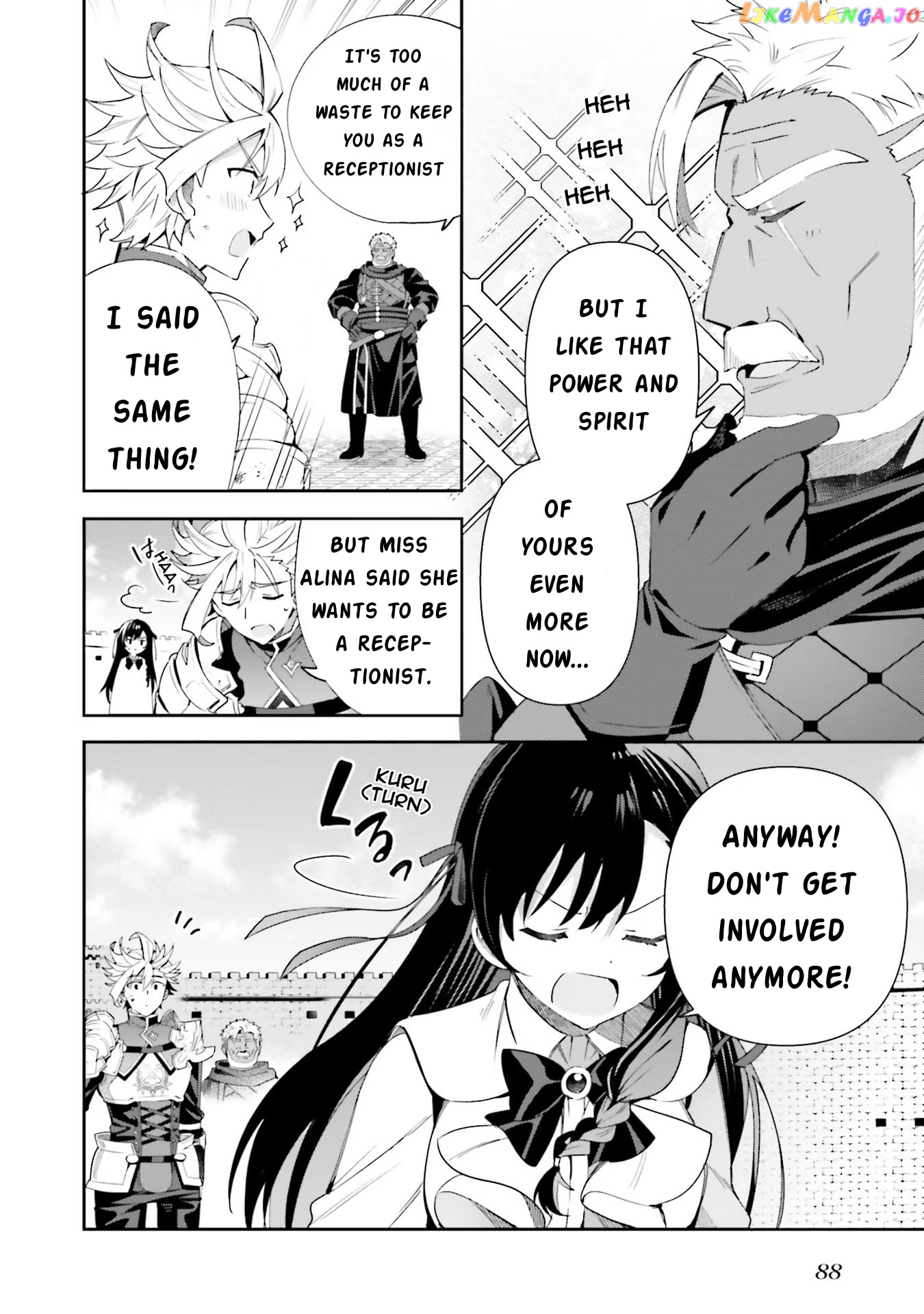 I’m the guild receptionist, but since I don’t want to work overtime, I think I’ll just solo the boss chapter 9 - page 30