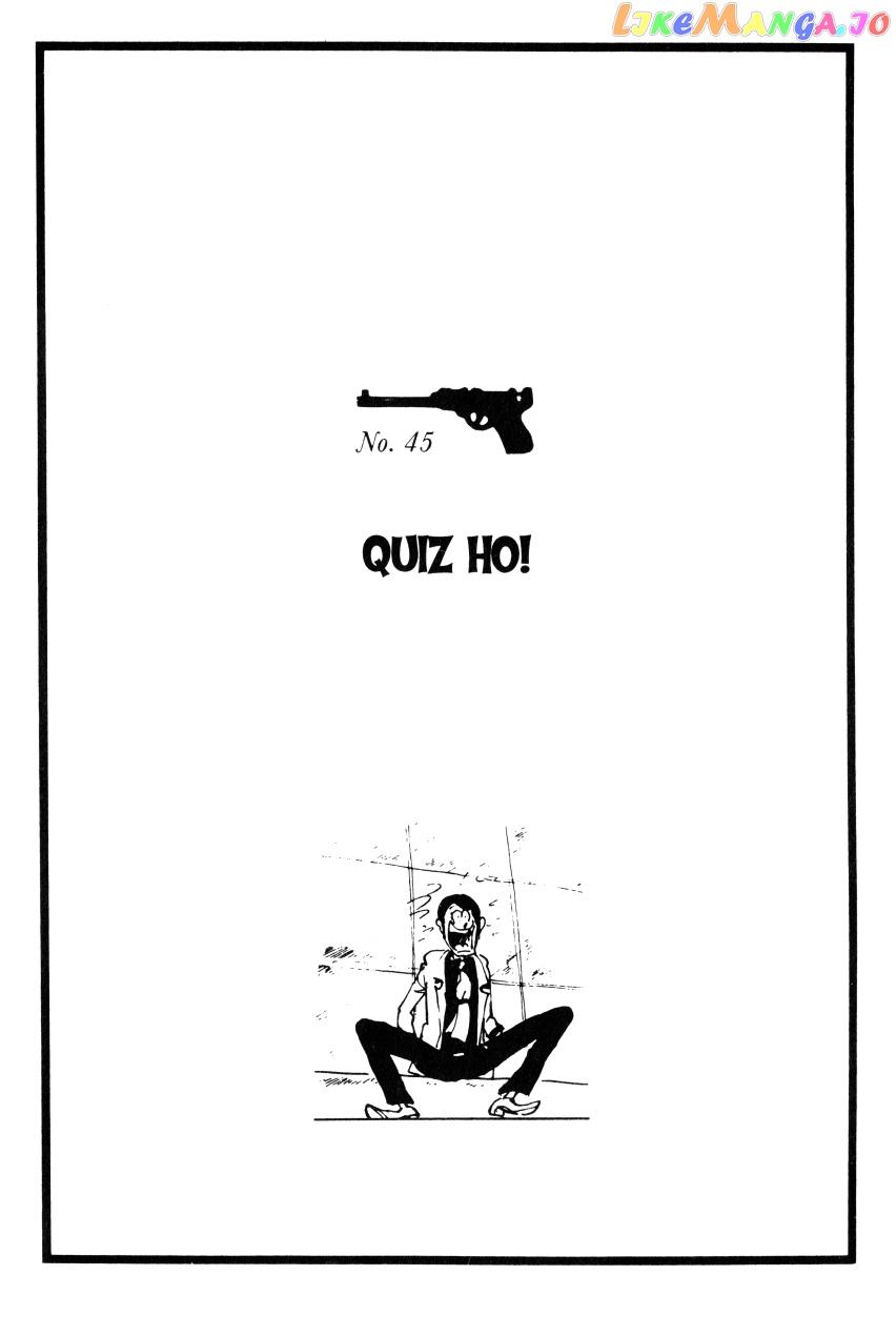 Lupin III: World’s Most Wanted chapter 45 - page 1