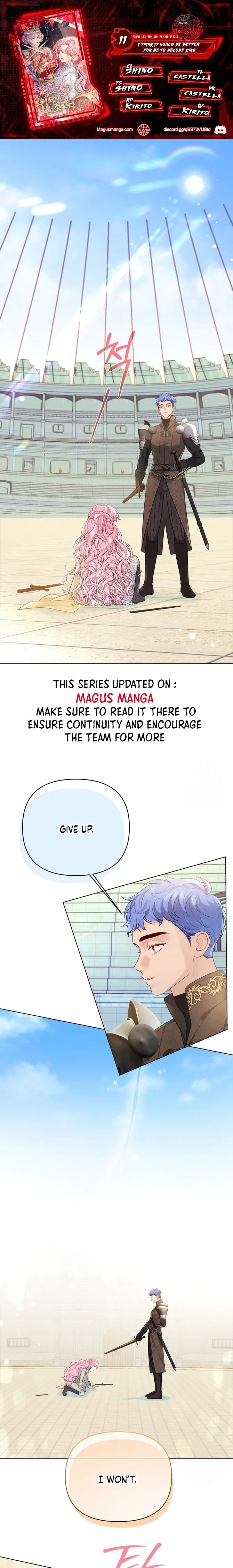 I Think It Would Be Better For Me to Become King Chapter 11 - page 1