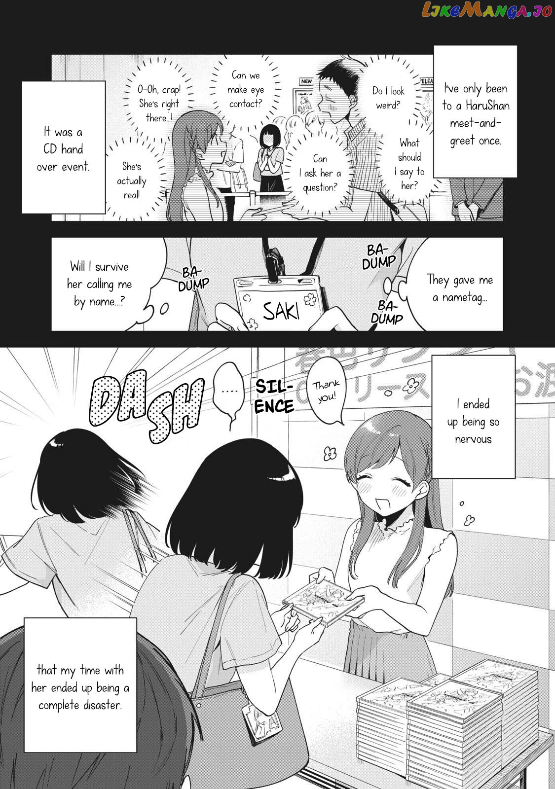 Oshi ga Tonari de Jugyou ni Shuuchuu Dekinai! chapter 3 - page 1