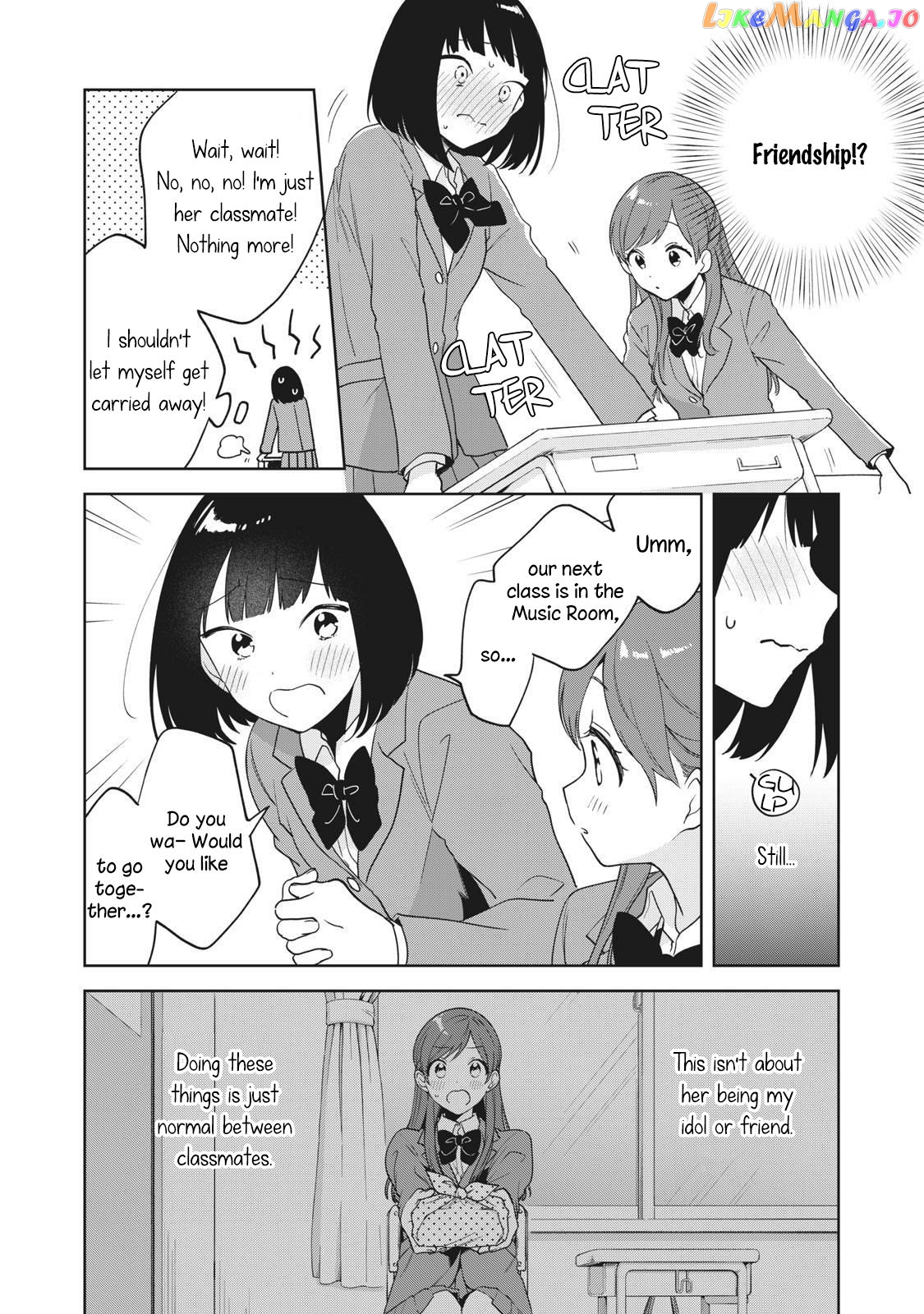 Oshi ga Tonari de Jugyou ni Shuuchuu Dekinai! chapter 3 - page 12