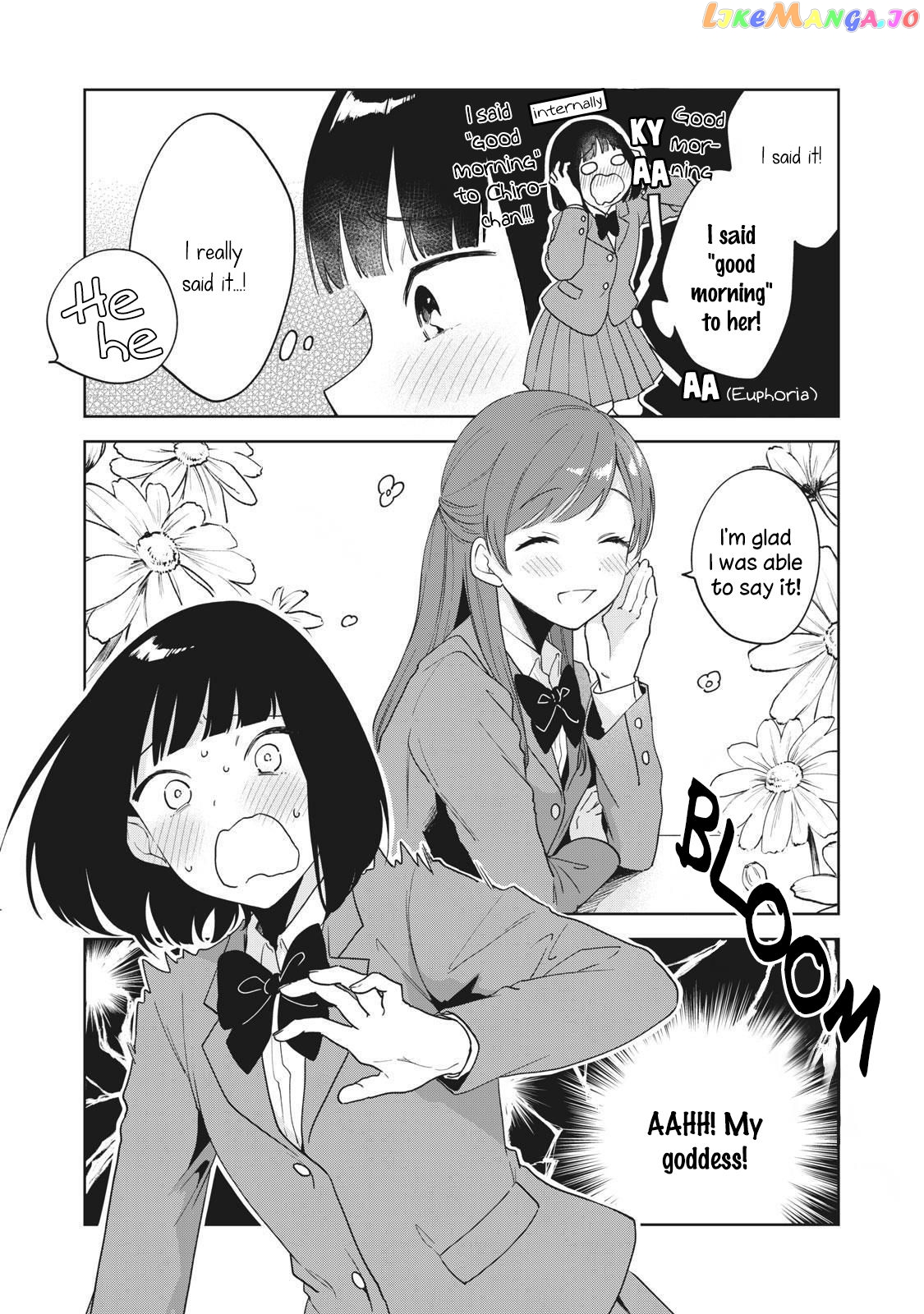 Oshi ga Tonari de Jugyou ni Shuuchuu Dekinai! chapter 3 - page 4
