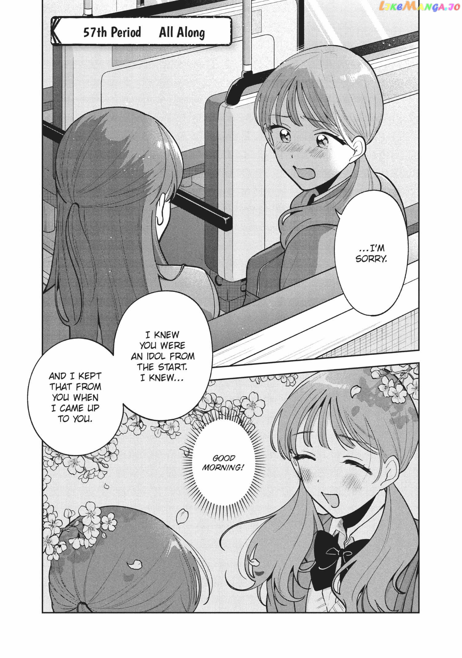 Oshi ga Tonari de Jugyou ni Shuuchuu Dekinai! chapter 57 - page 1