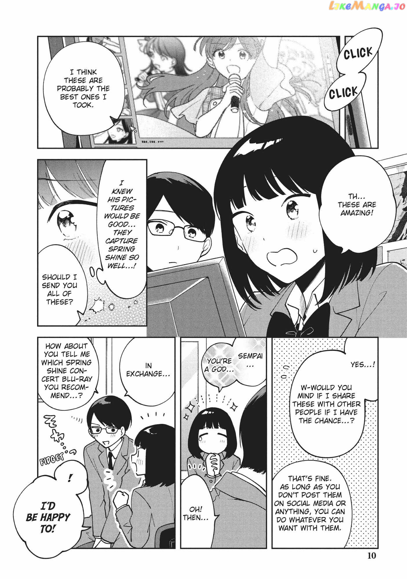 Oshi ga Tonari de Jugyou ni Shuuchuu Dekinai! chapter 9 - page 11