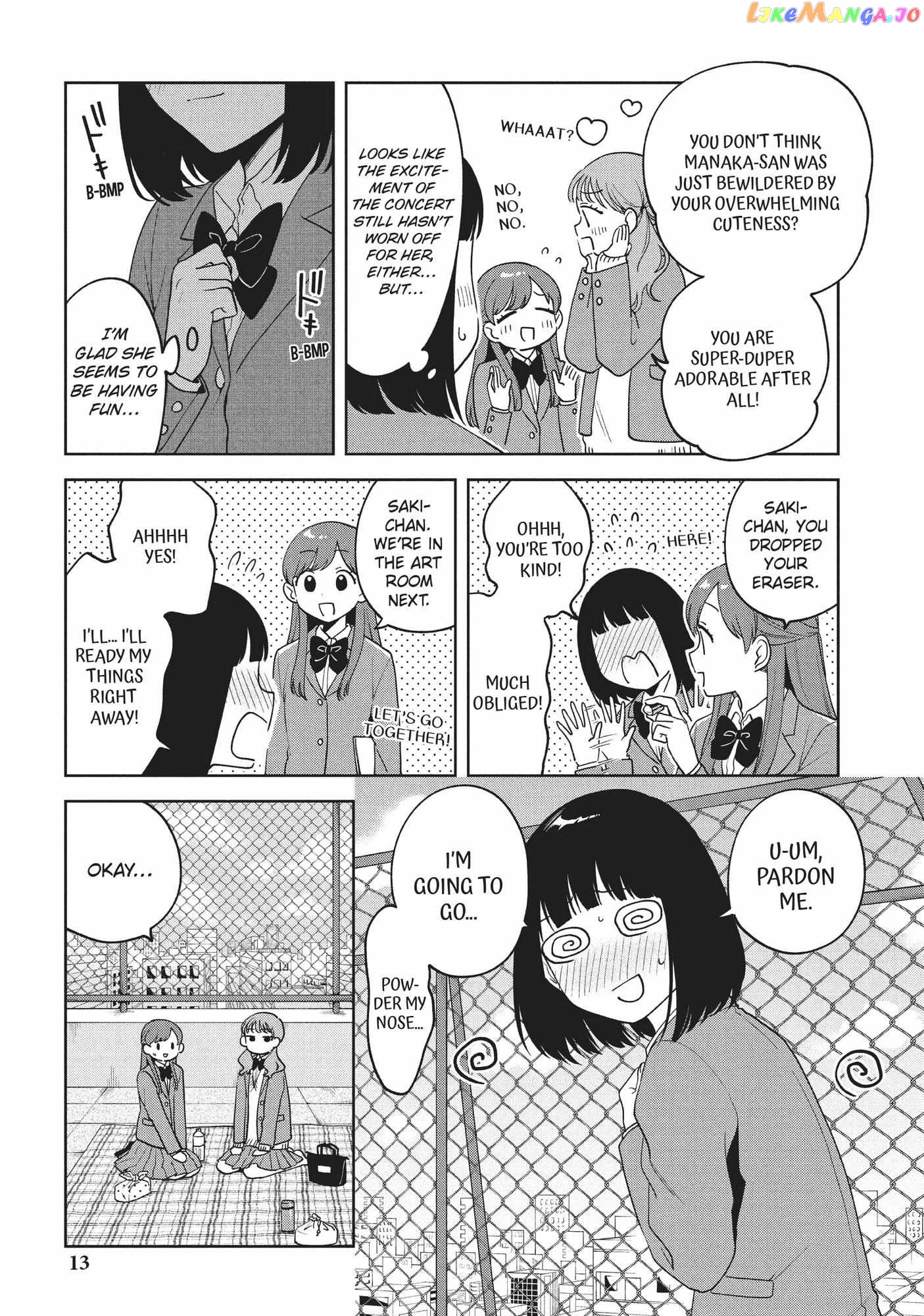 Oshi ga Tonari de Jugyou ni Shuuchuu Dekinai! chapter 9 - page 14