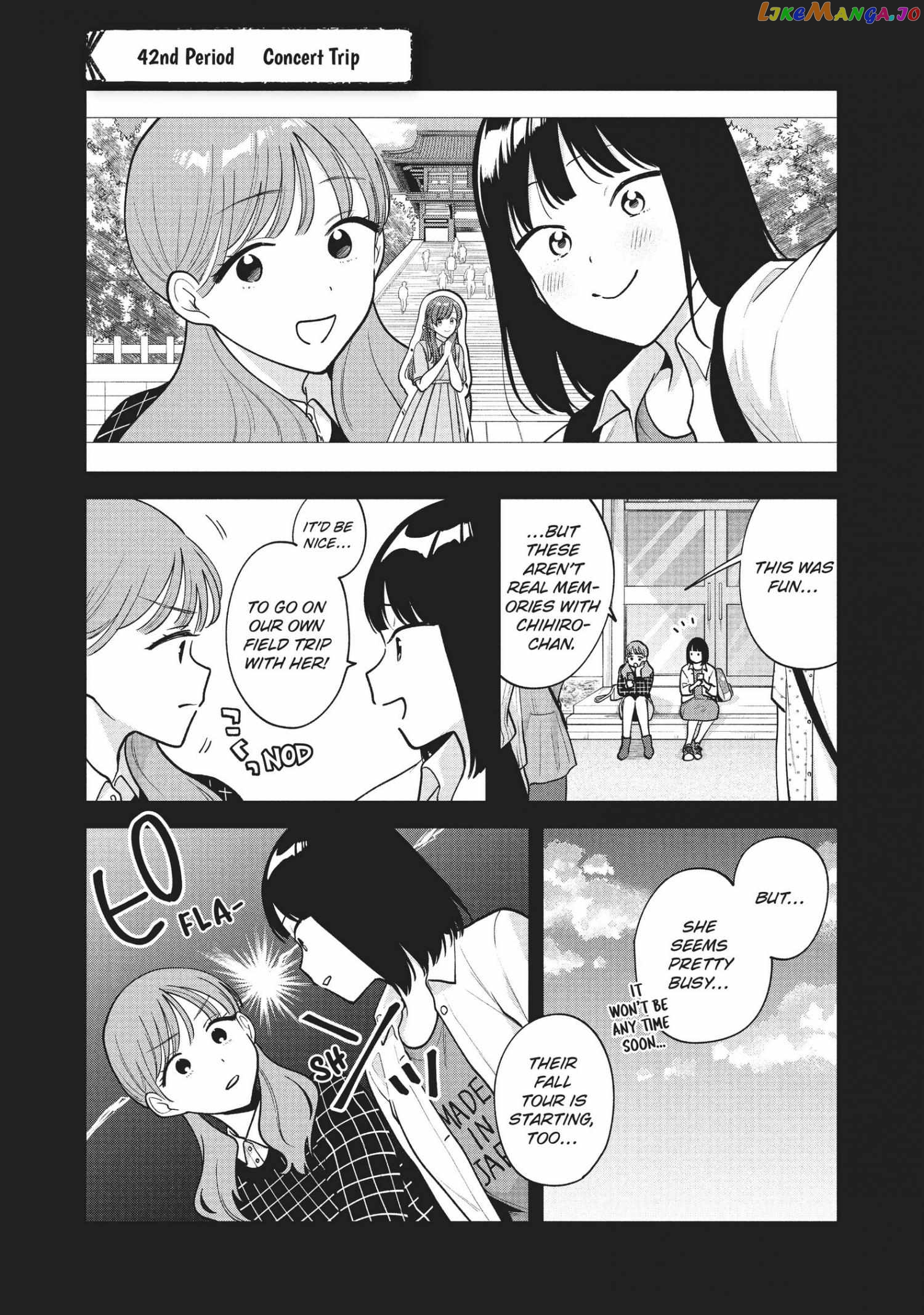 Oshi ga Tonari de Jugyou ni Shuuchuu Dekinai! chapter 42 - page 1