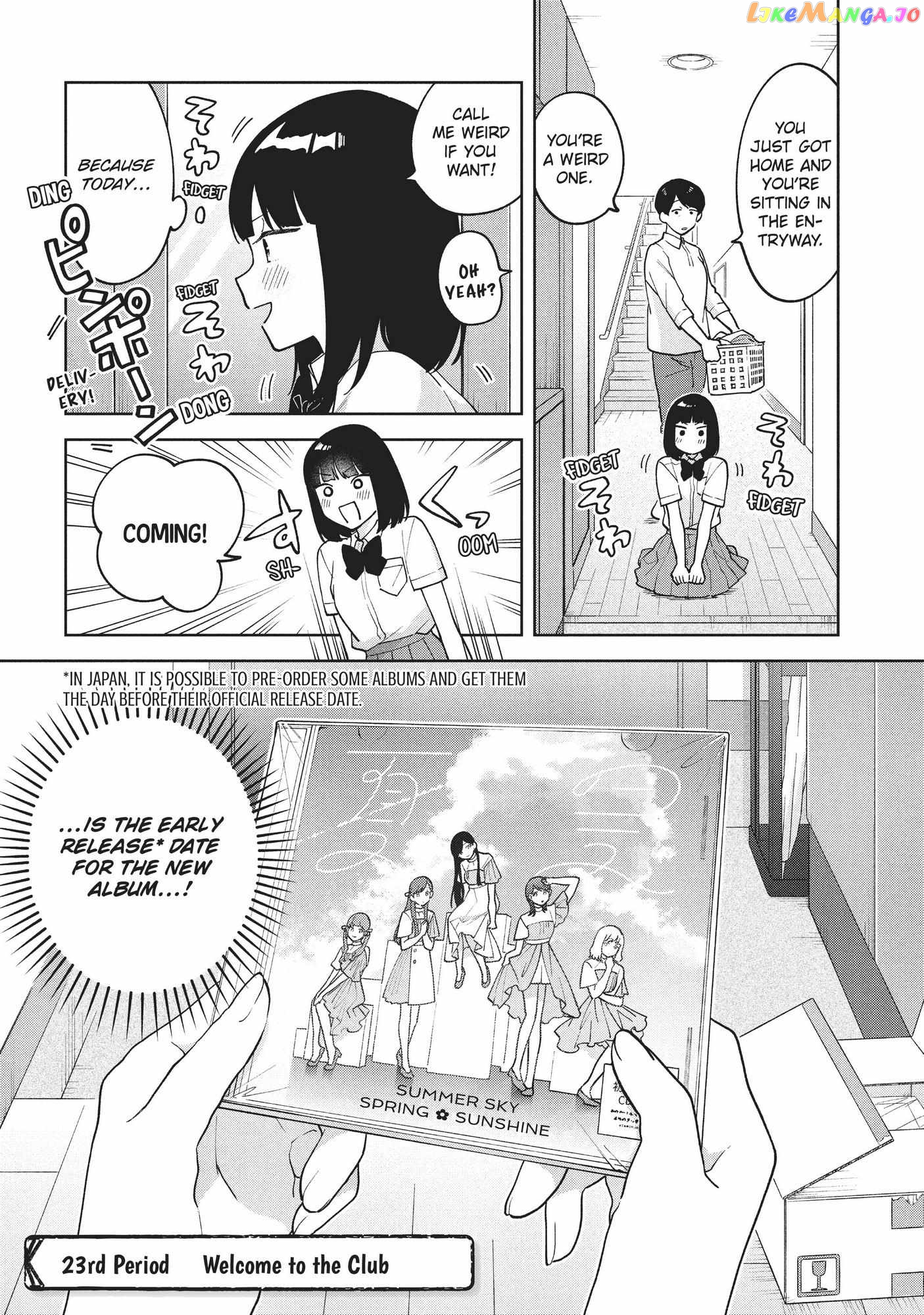 Oshi ga Tonari de Jugyou ni Shuuchuu Dekinai! chapter 23 - page 1
