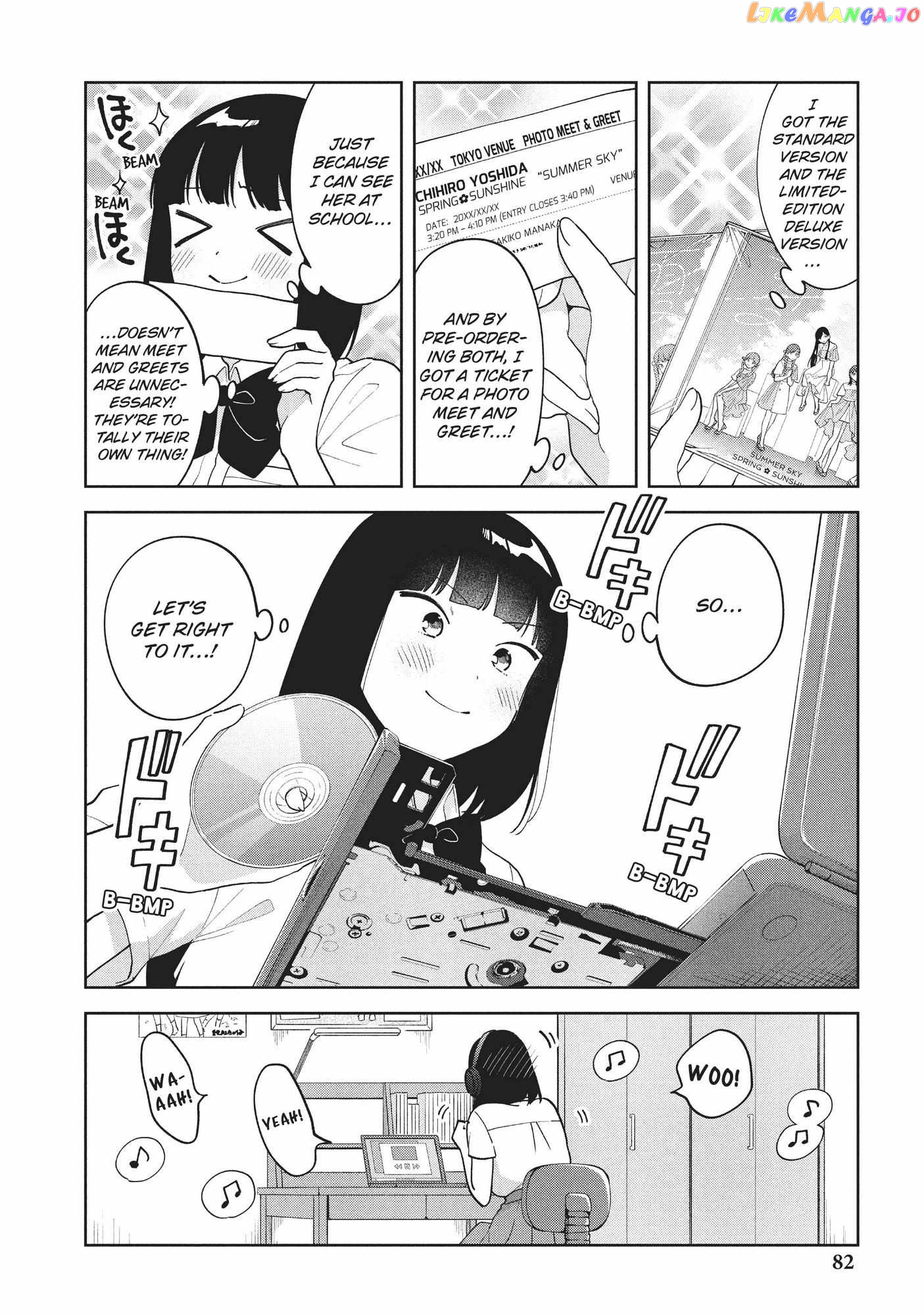 Oshi ga Tonari de Jugyou ni Shuuchuu Dekinai! chapter 23 - page 2