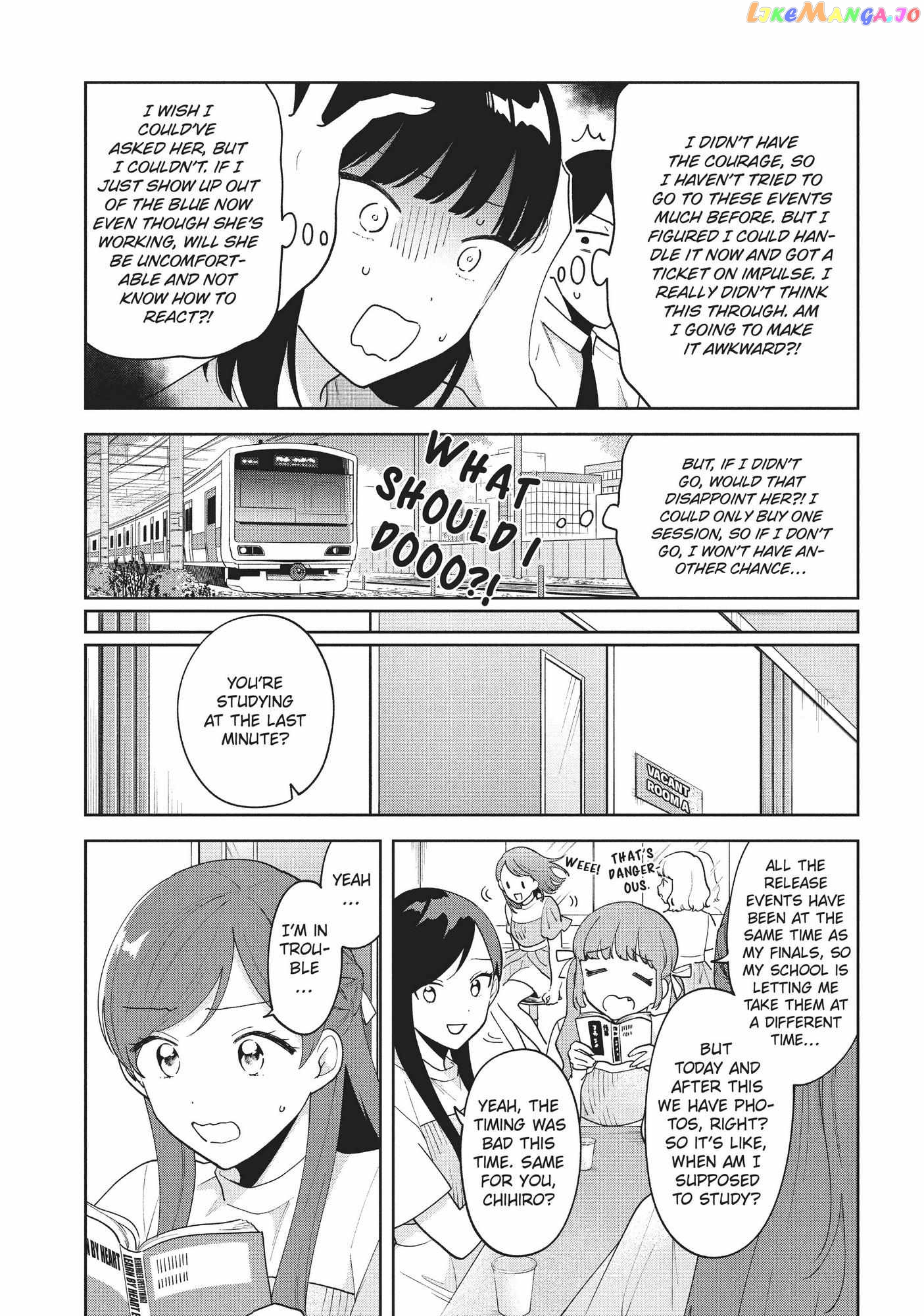 Oshi ga Tonari de Jugyou ni Shuuchuu Dekinai! chapter 24 - page 8