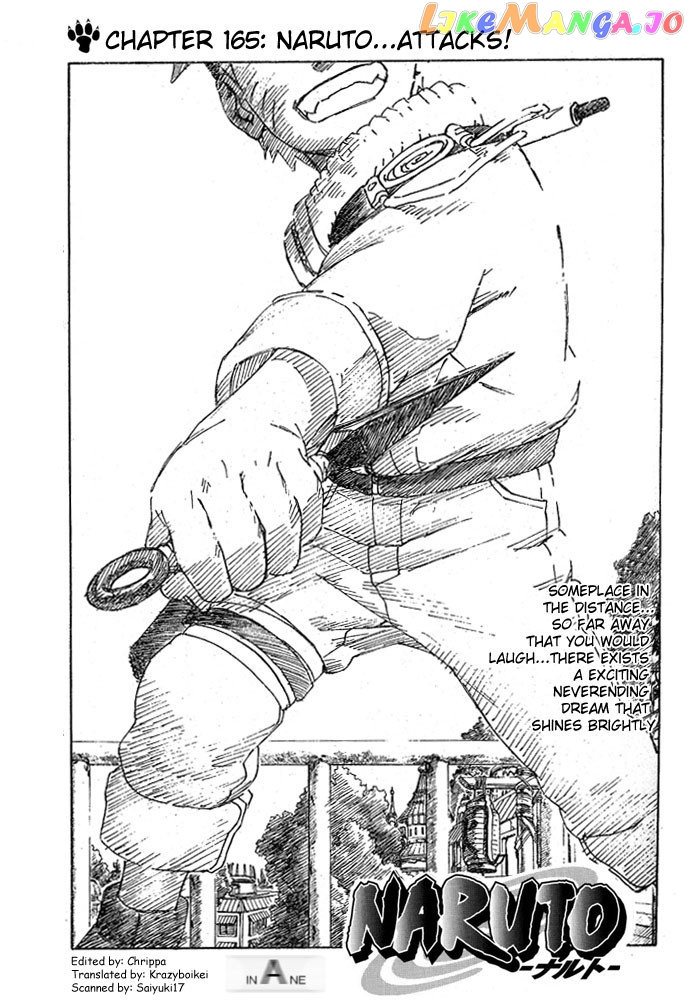 Naruto - Manga Chapter 165 - page 1