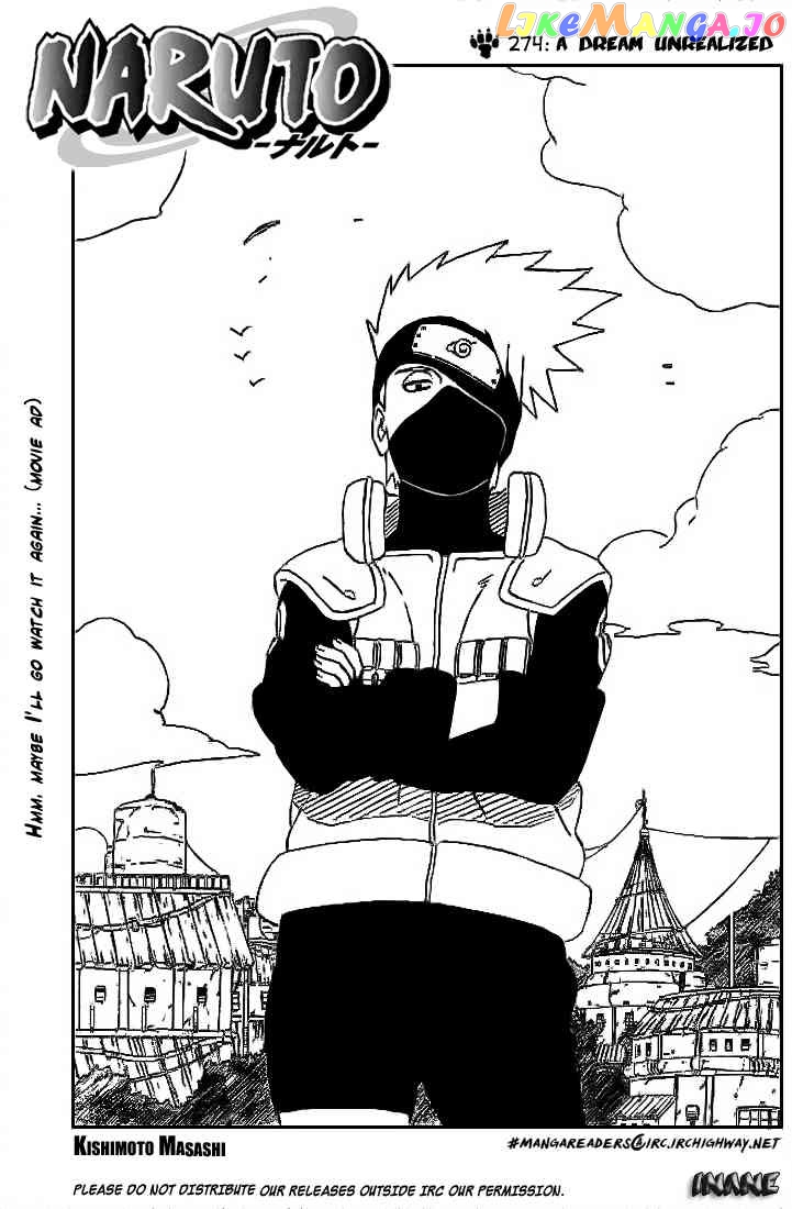 Naruto - Manga Chapter 274 - page 1