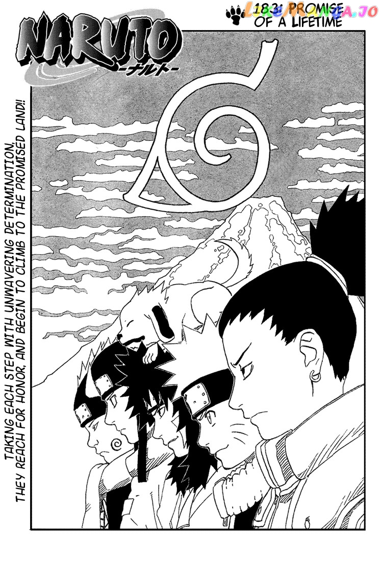 Naruto - Manga Chapter 183 - page 1