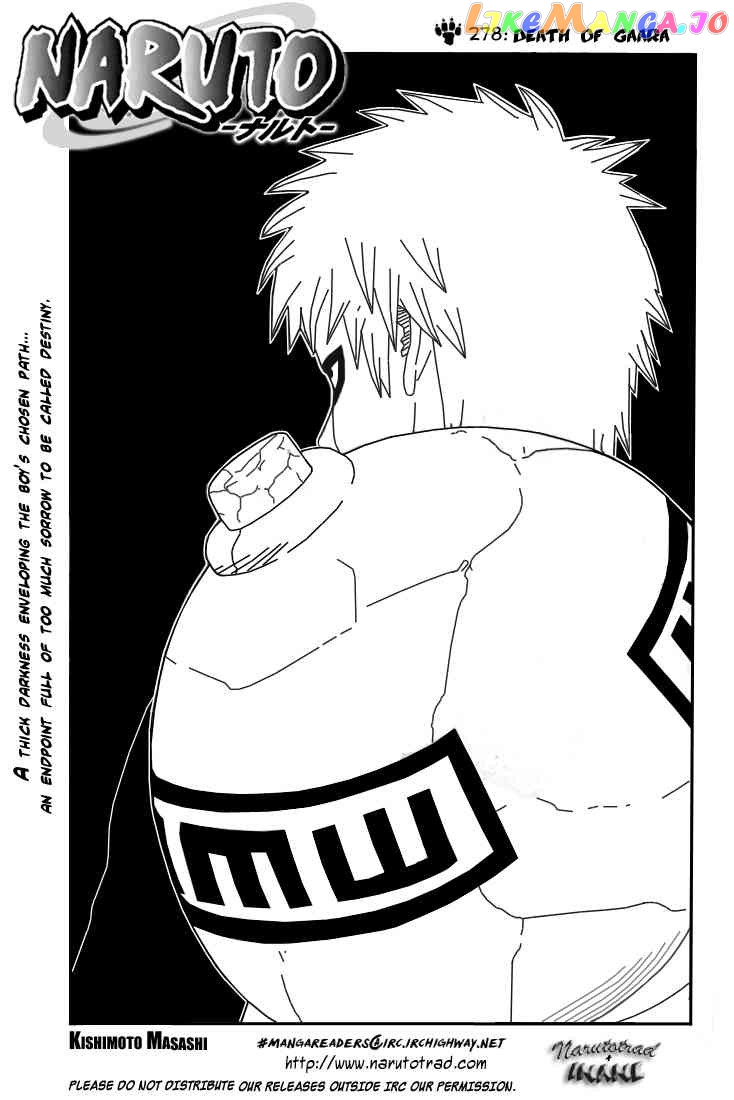 Naruto - Manga Chapter 278 - page 1