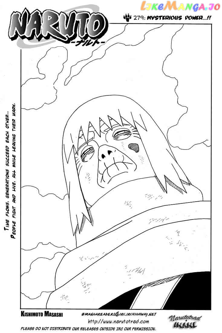 Naruto - Manga Chapter 279 - page 1