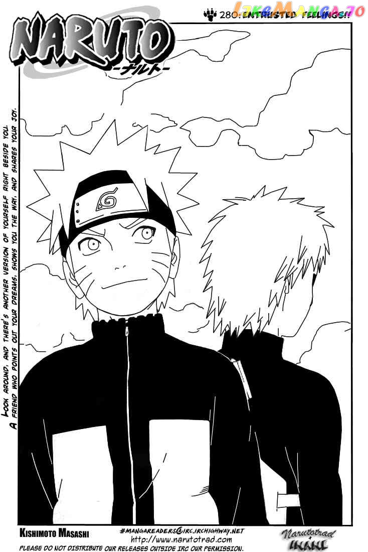 Naruto - Manga Chapter 280 - page 1