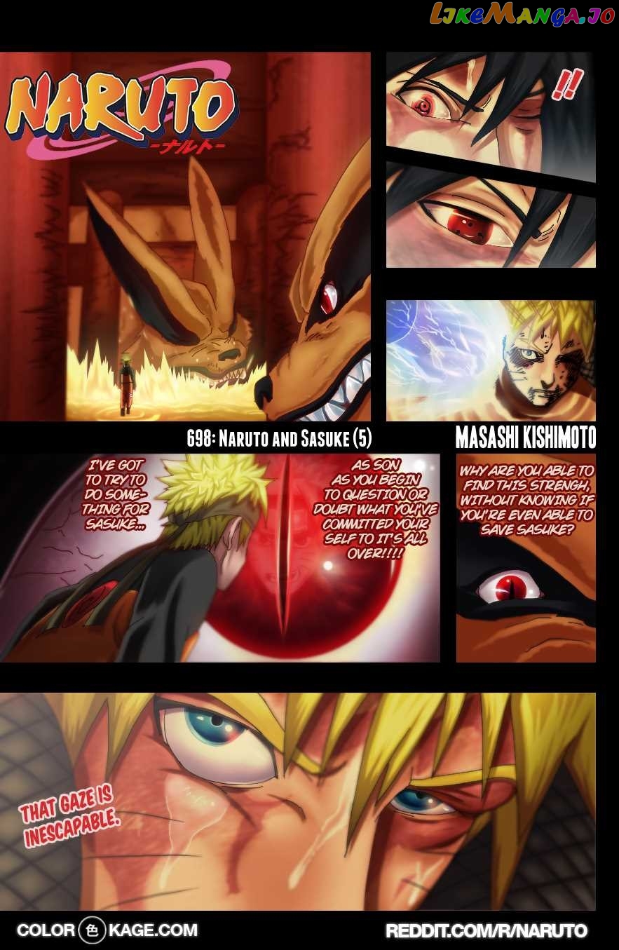 Naruto - Manga Chapter 698.5 - page 2