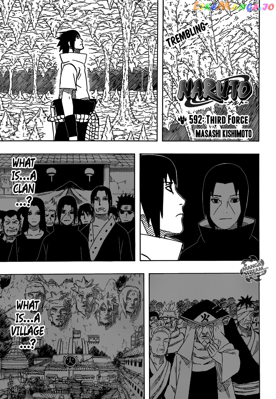 Naruto - Manga Chapter 592 - page 1