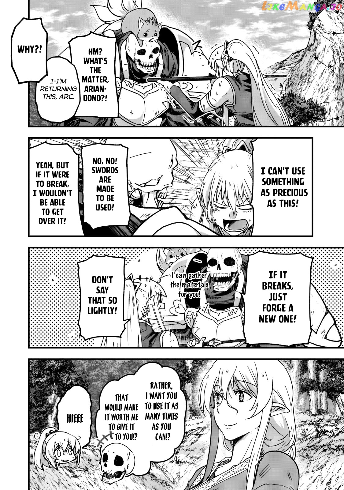 Gaikotsu Kishi-sama, Tadaima Isekai e Odekake-chuu chapter 55.2 - page 16
