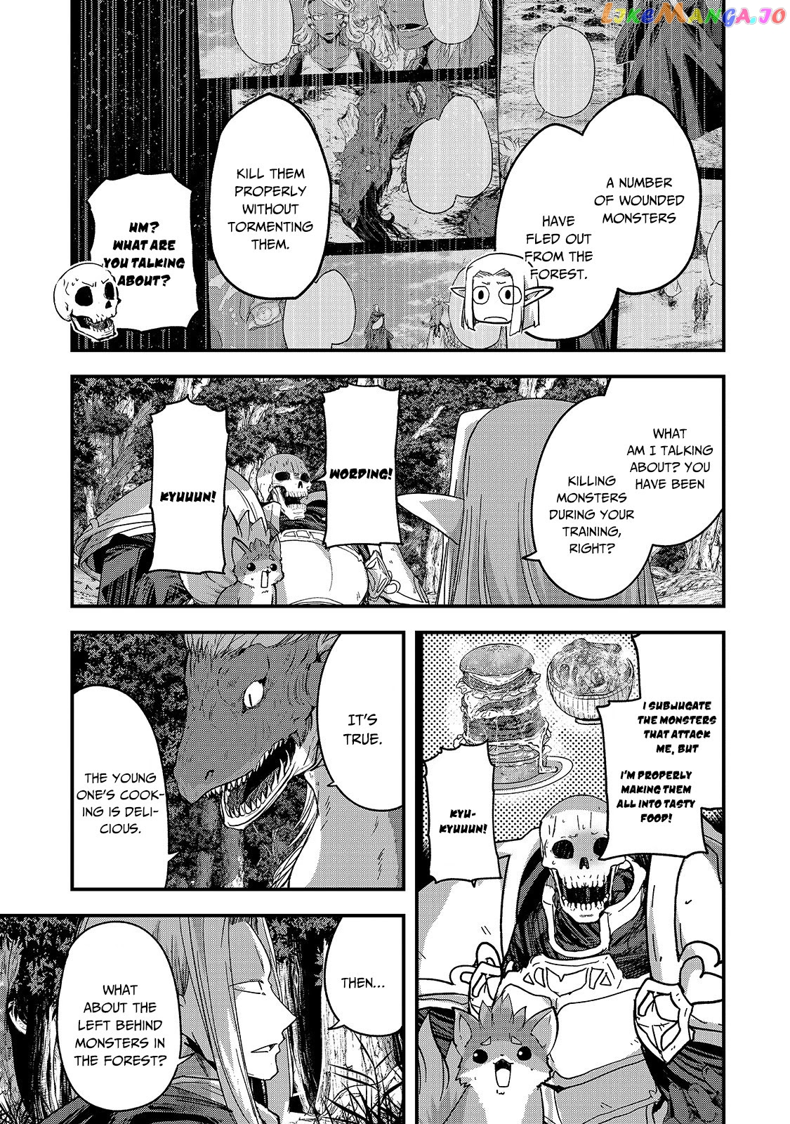 Gaikotsu Kishi-sama, Tadaima Isekai e Odekake-chuu chapter 45 - page 32