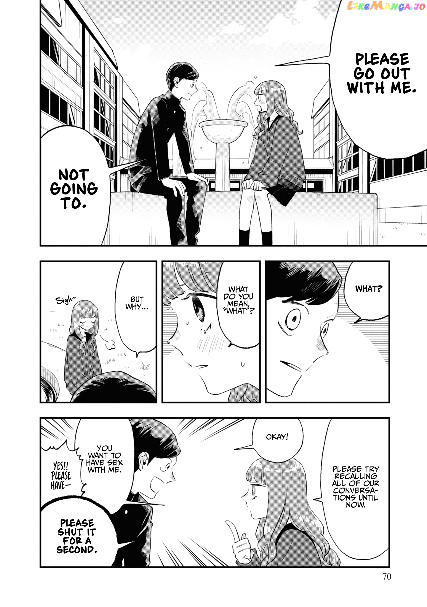 The Overly Straightforward Natsume-Kun Can’t Properly Confess chapter 6 - page 8
