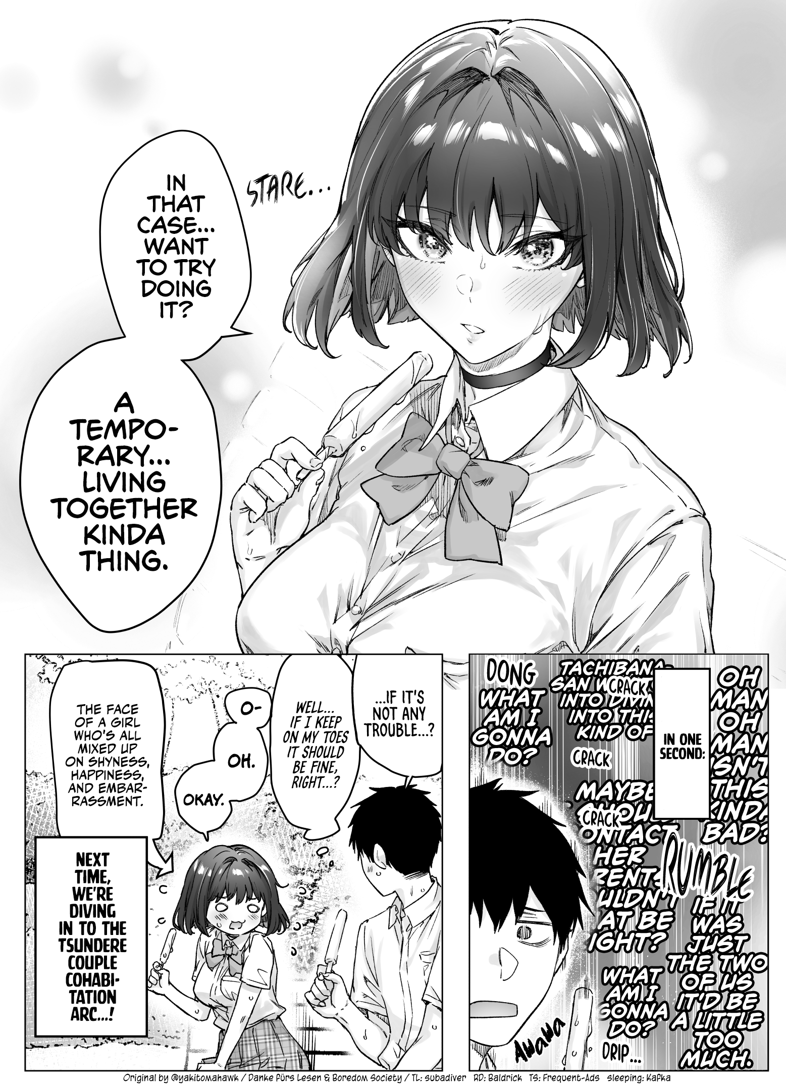 The Tsuntsuntsuntsuntsuntsun Tsuntsuntsuntsuntsundere Girl Getting Less And Less Tsun Day By Day chapter 69 - page 2